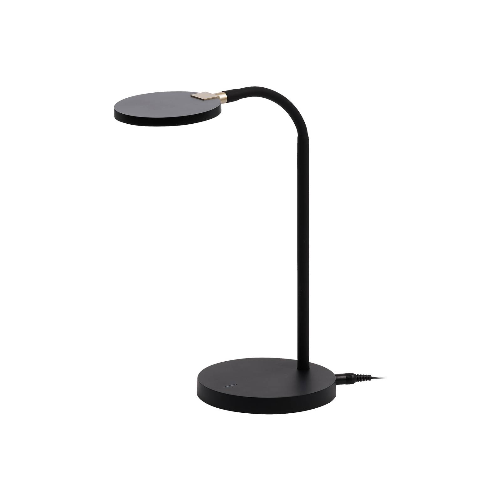 Levně Aluminor Declic LED stolní lampa dim rameno černá