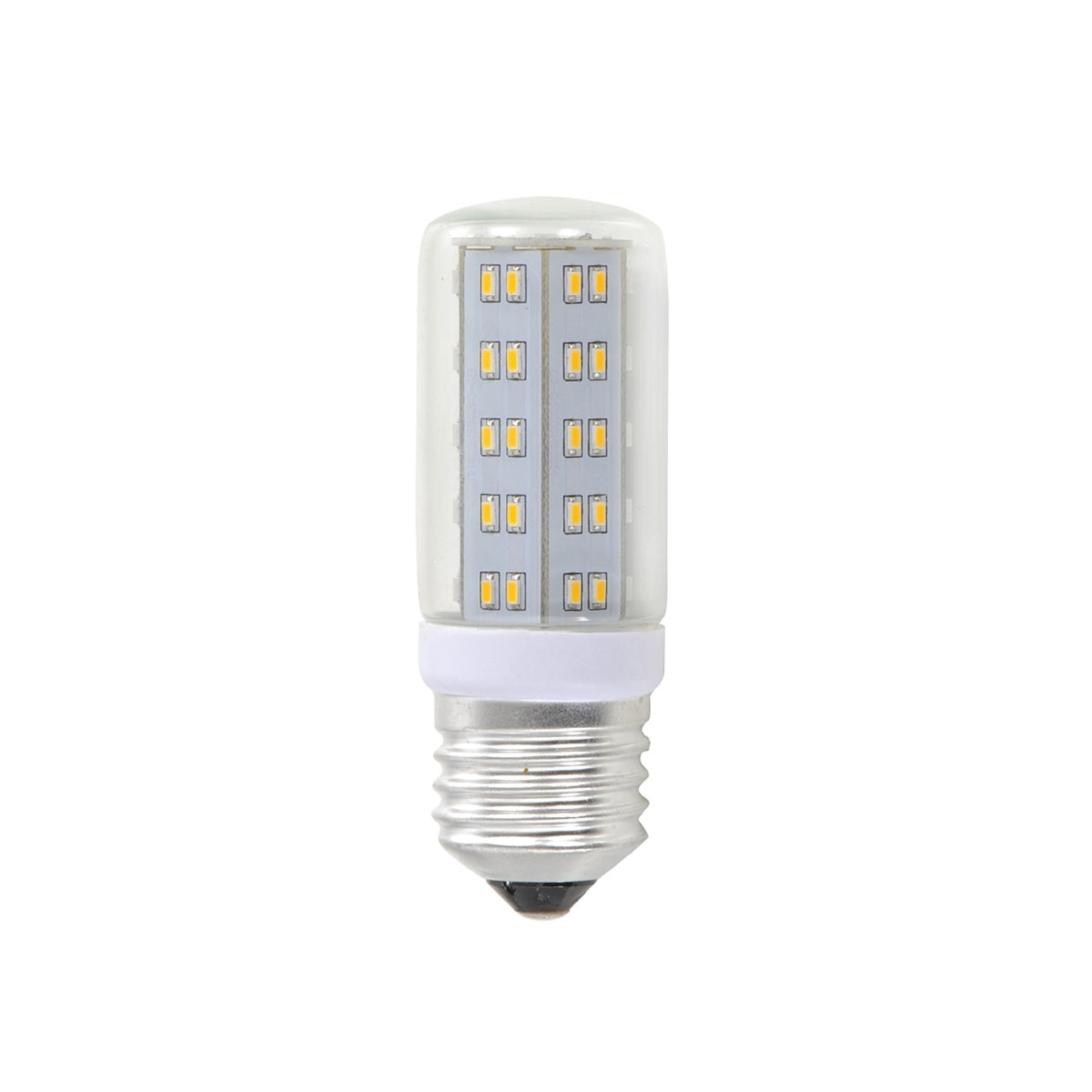 E27 3,8 W LED-rörlampa klar med 69 lysdioder