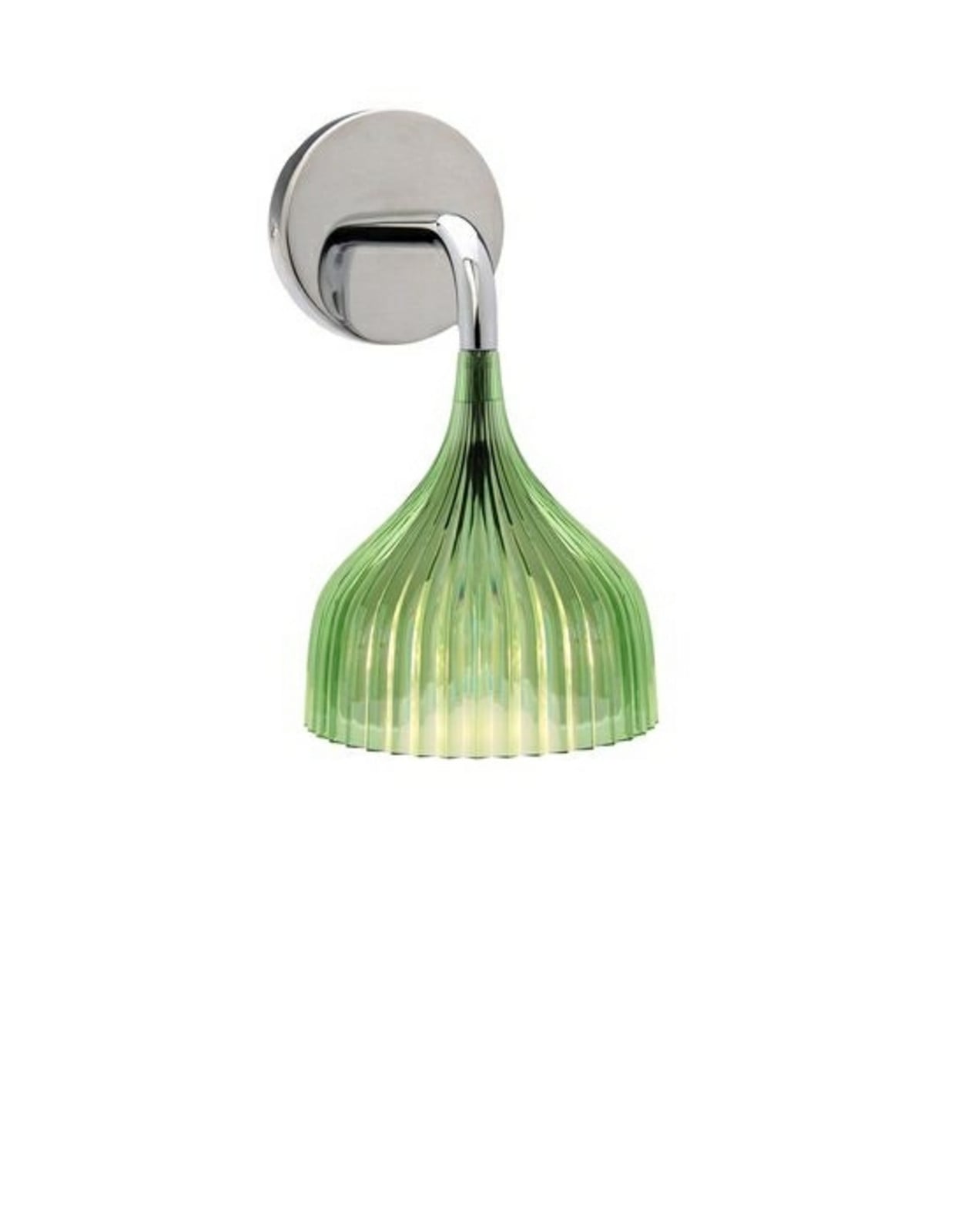 E' Vägglampa Grön Kartell - Vardagsrum - Metall | Produkter - Vägglampor | Lampspecialisterna