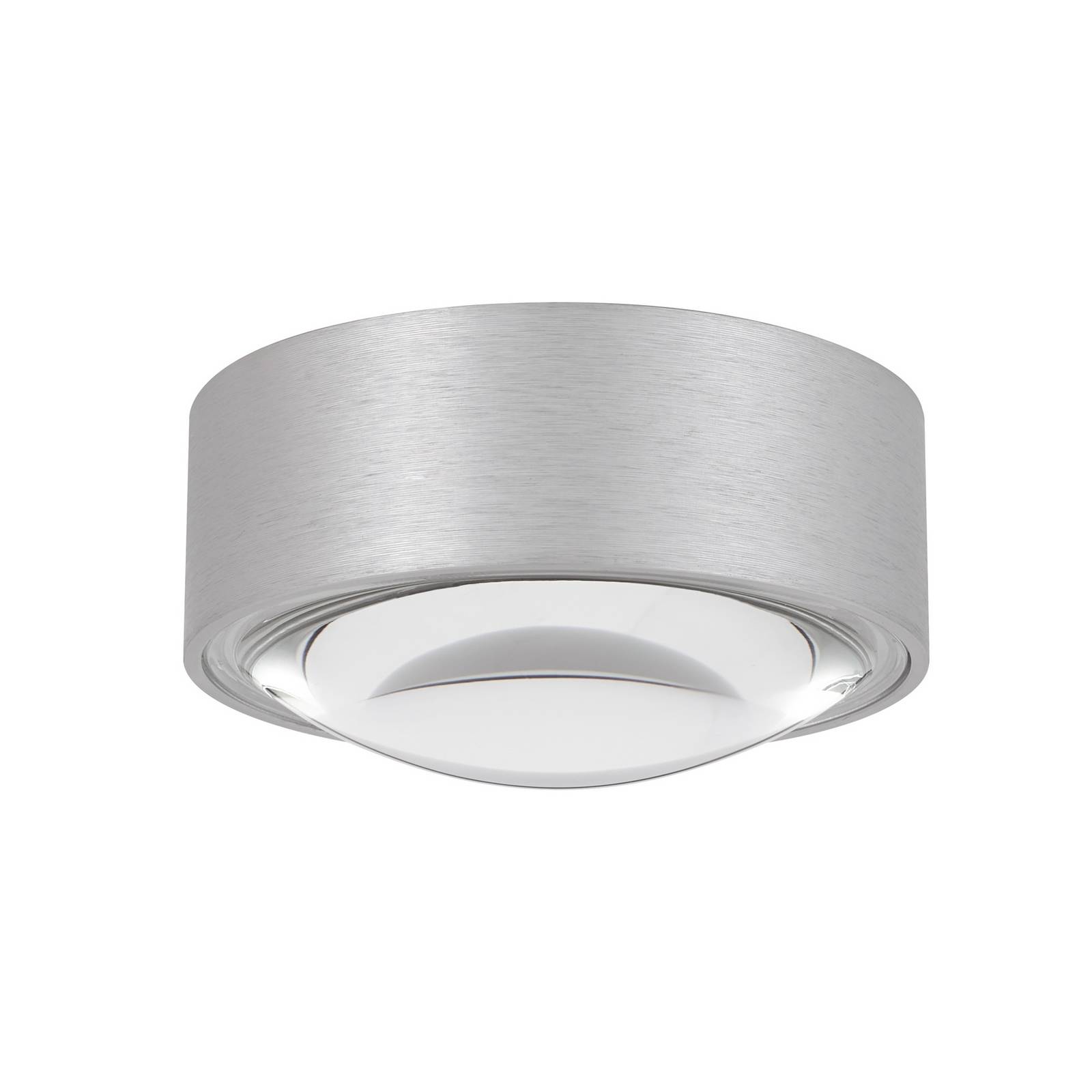 Lindby LED-Downlight Siaka, grau, Metall, Ø 5 cm, IP65