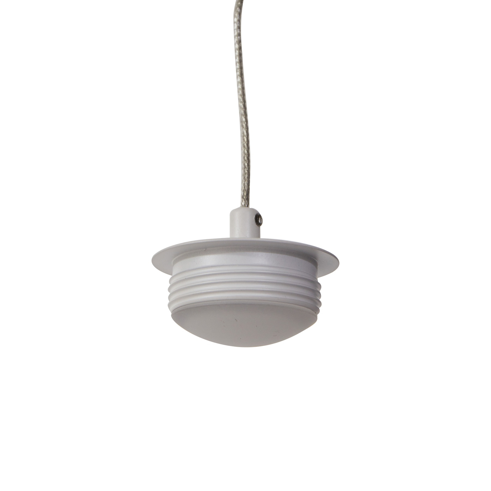 Lucande LED-pendellampa Avelina, vit, 6 lampor