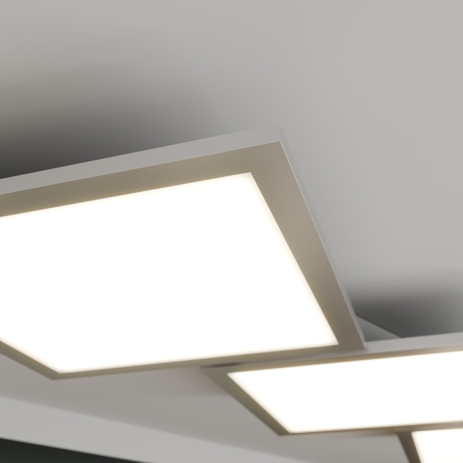 Ilira 3 Kattovalaisin White/Silver - Lucande