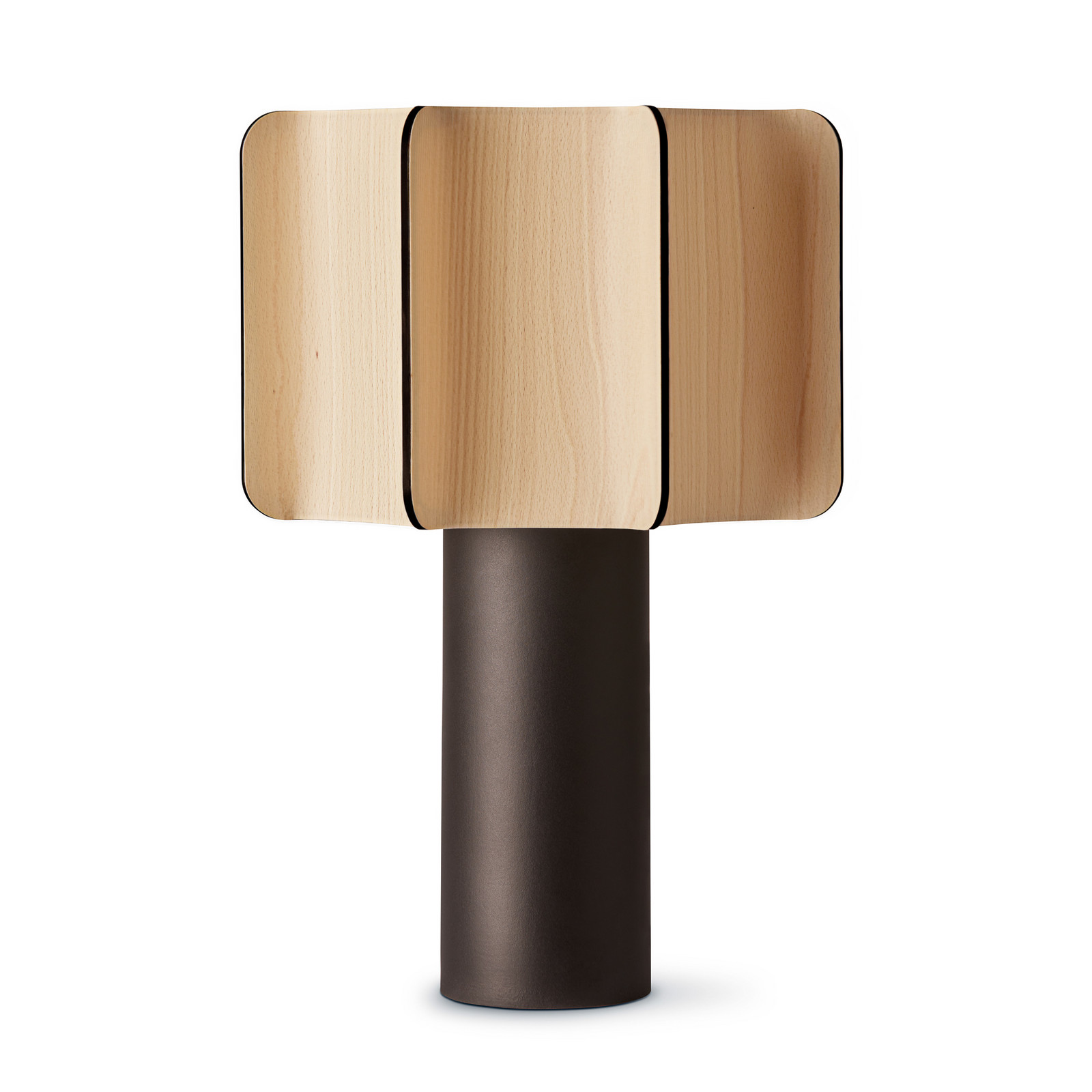 LZF LAMPS Lampa de masă LZF Kactos fag/negru înălțime 52 cm - Camera de zi / sufragerie - Design - stejar negru - Lemn