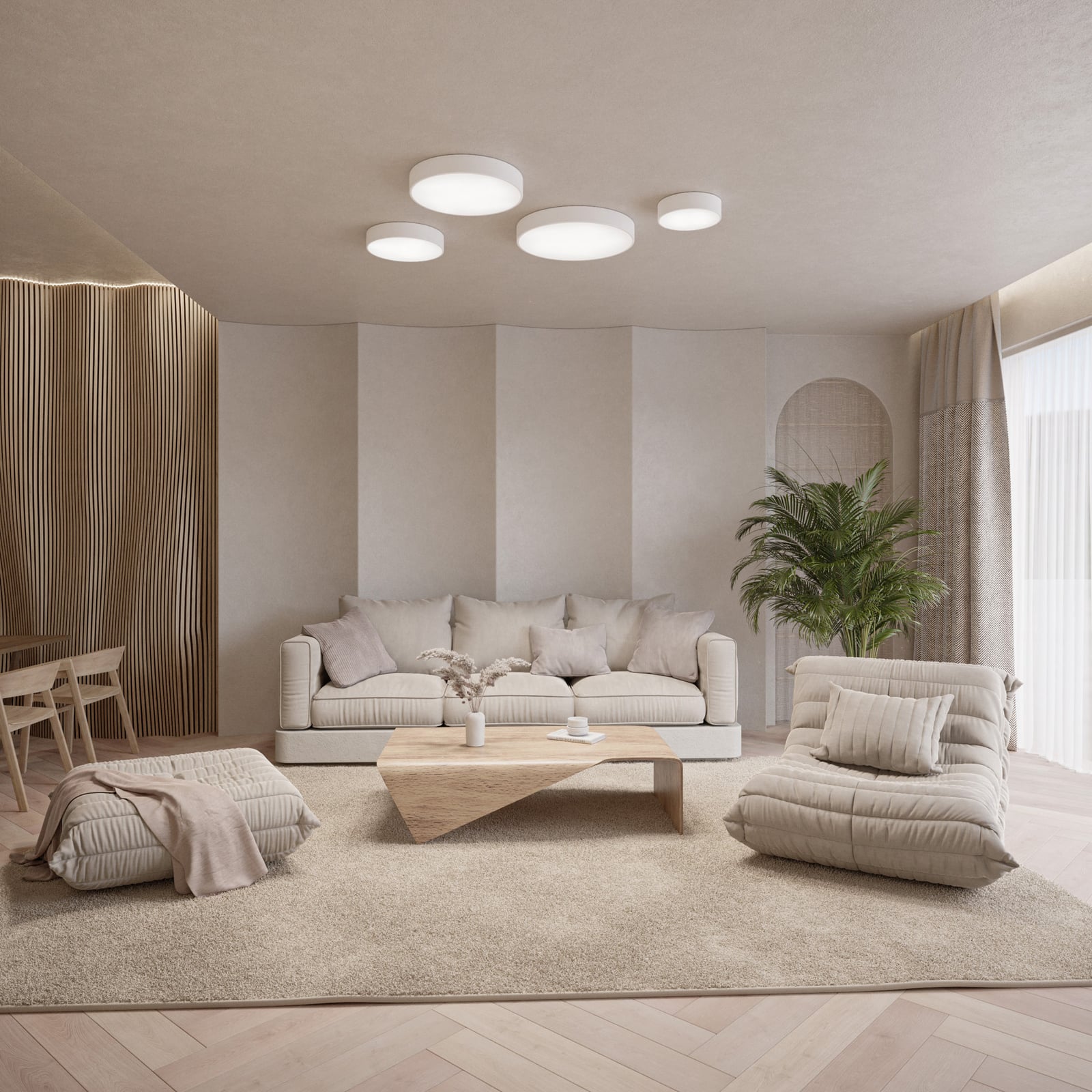 Cleo ceiling light Ø40 White - Euluna Cleo ceiling light Ø40 White - Euluna