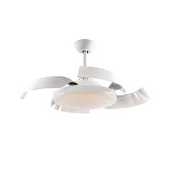 Wentylator sufitowy Enzo LED ściemniany CCT, biały