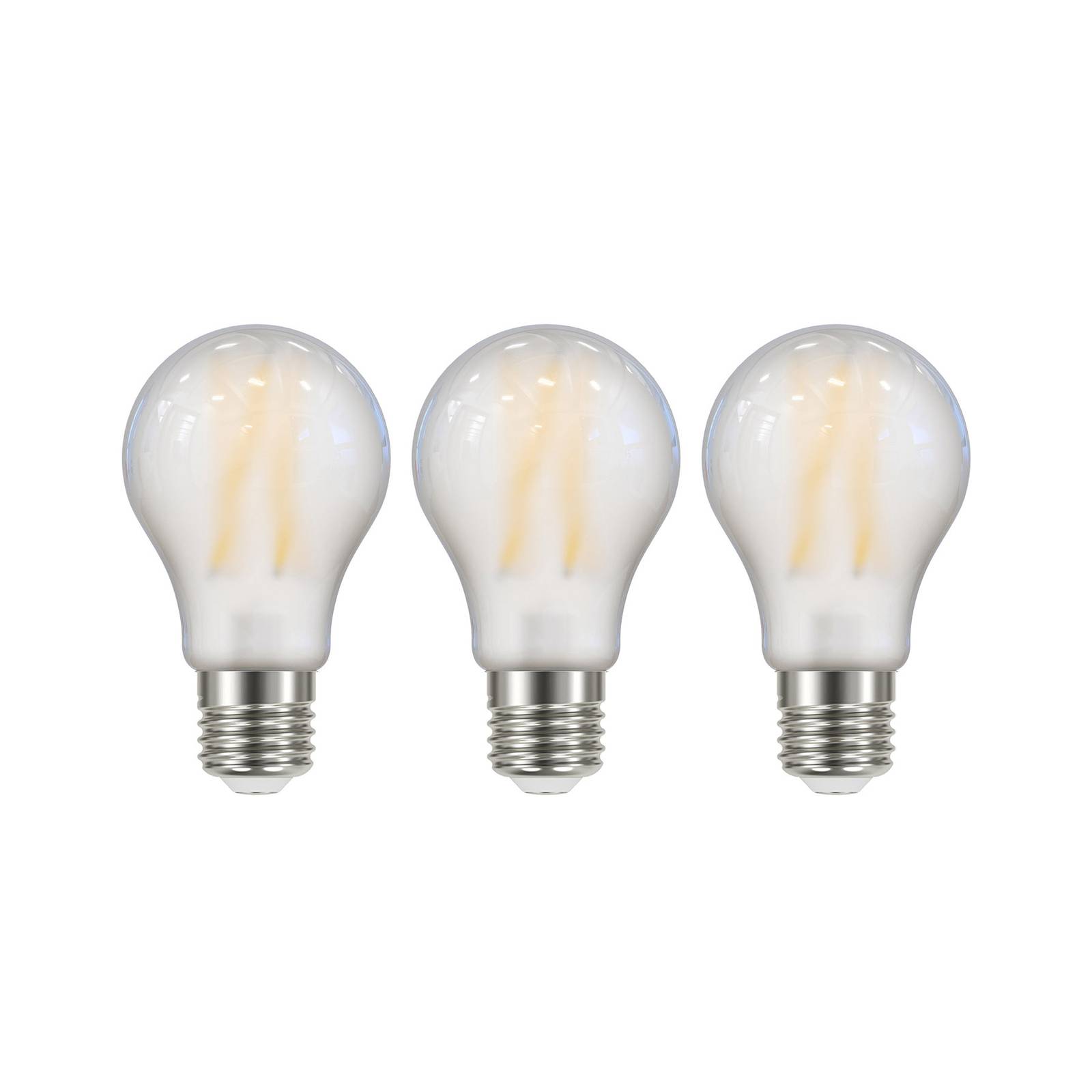 Arcchio LED-lampa Filament matt E27 A60 2,2W 3000K 470lm 3er