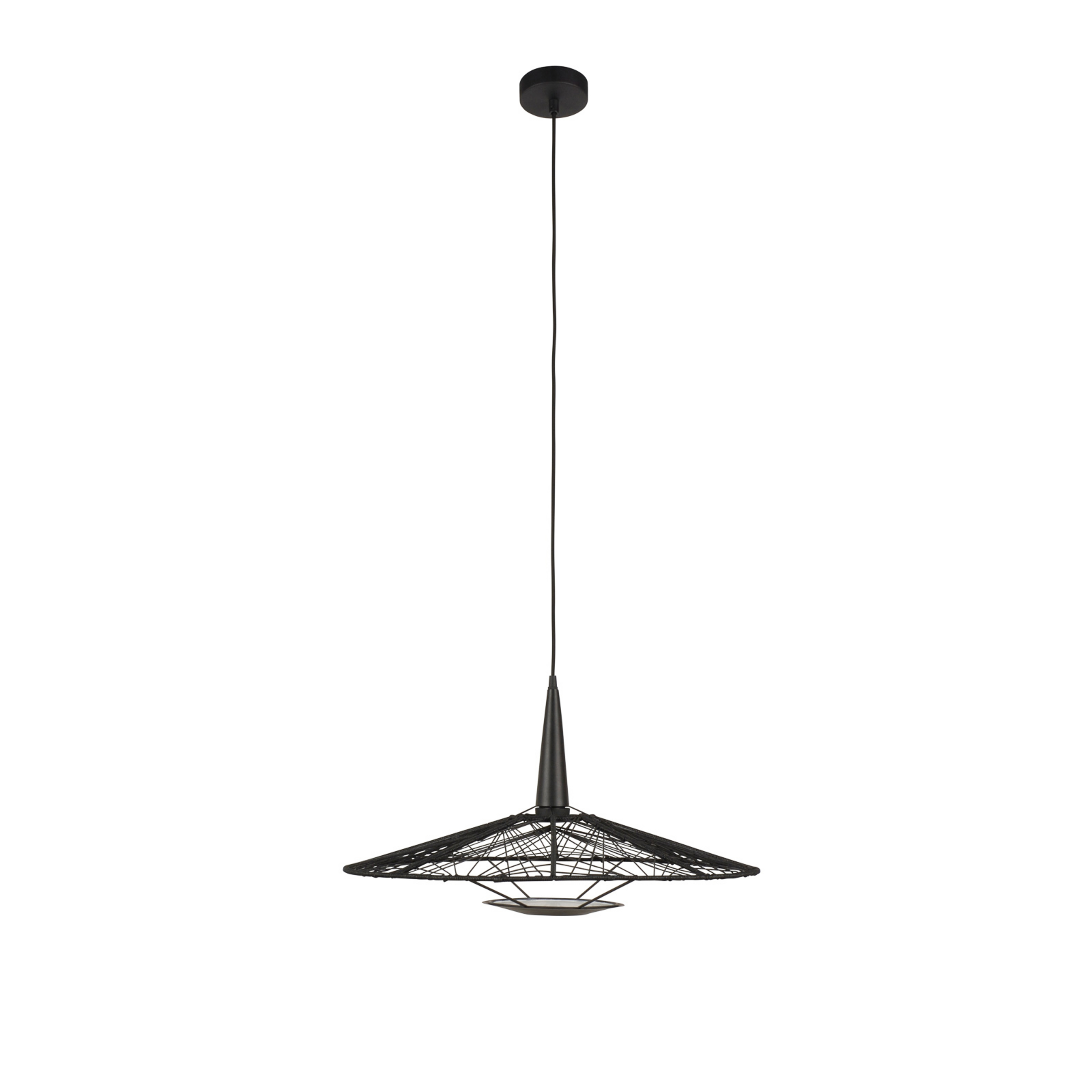 Carpa Candeeiro Suspenso M Black - Forestier