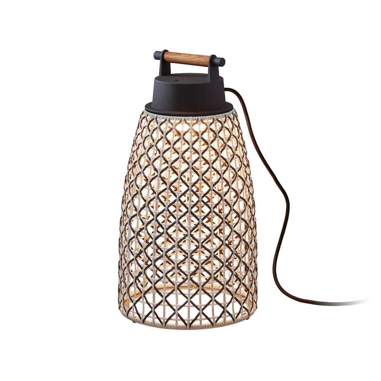 Bover Nans M/49 LED-Tischleuchte für außen, braun