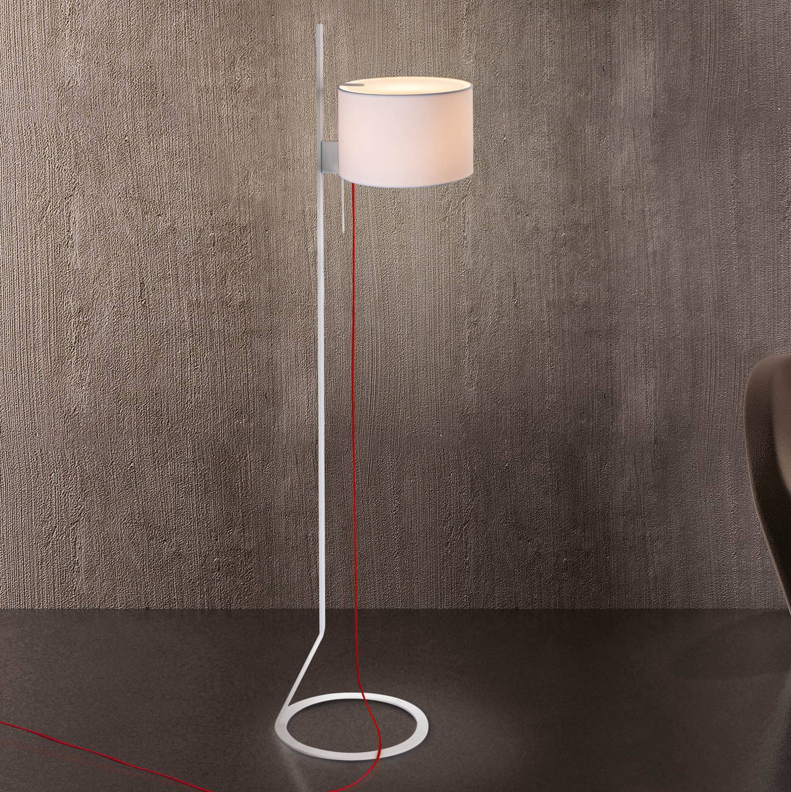 Steng Licht Designer Floor Lamp - Living / Dining Room - dimmable - Modern - White