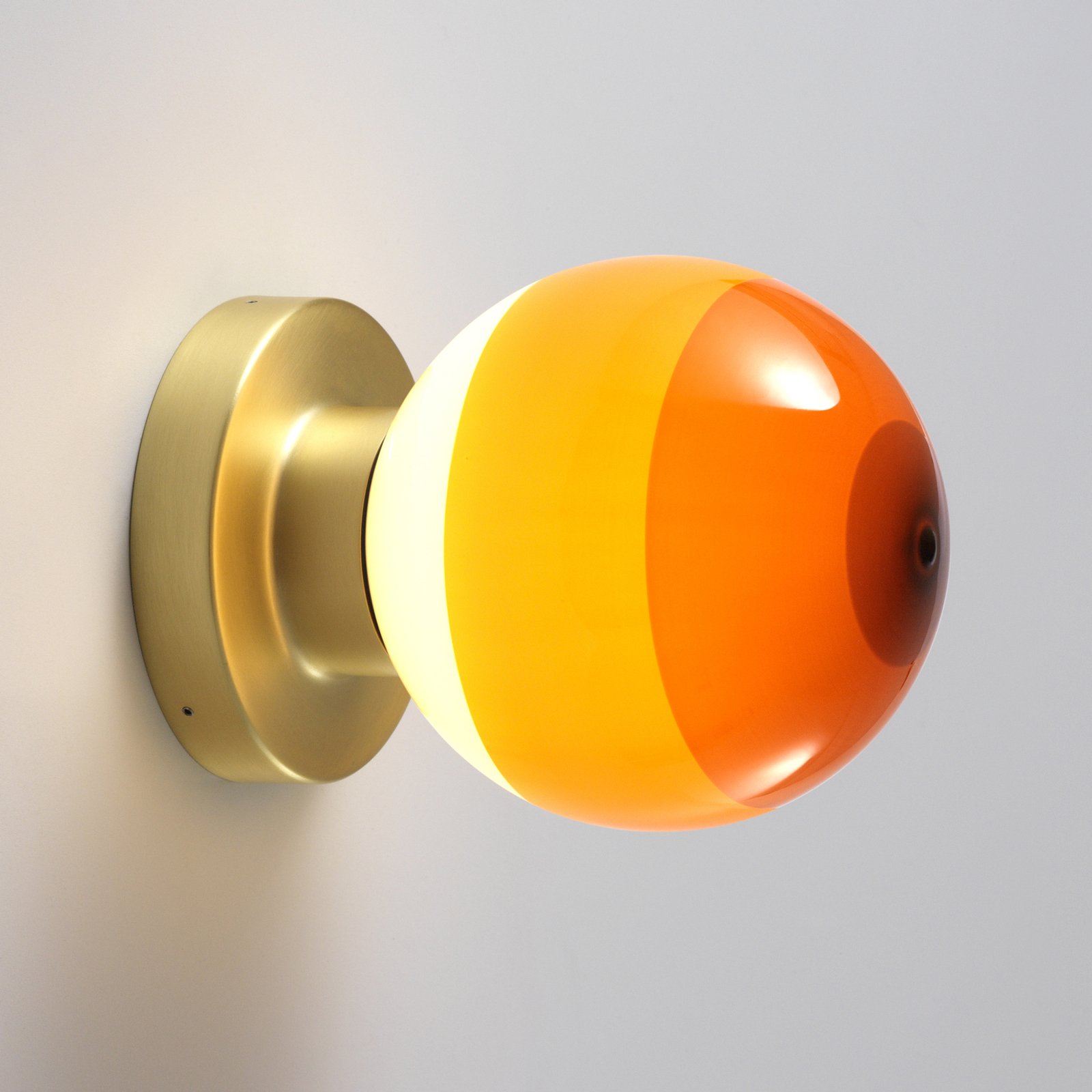 MARSET Dipping Light A2 LED wandlamp oranje/goud