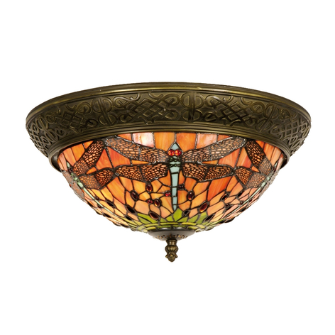 Hinreißende Deckenleuchte Bella, Tiffany 38 cm