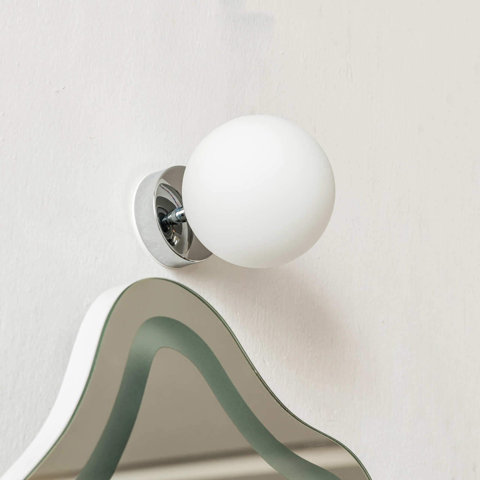 Arcchio Maviris plafoniera LED bagno, sfera, 12 cm