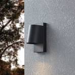 Stagnone LED outdoor wall light in black