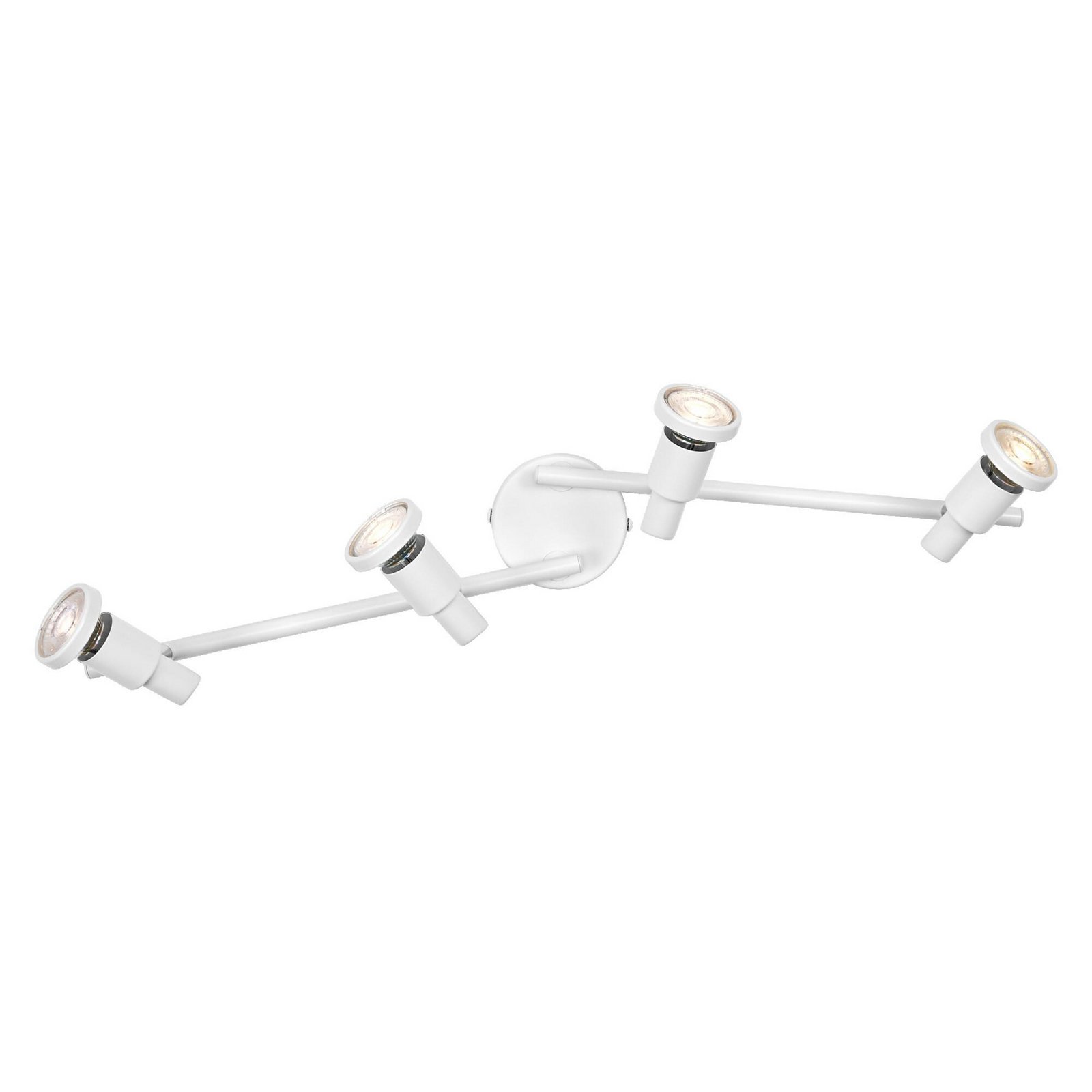 OSRAM plafondspot, wit, 4-lamps, metaal, GU10-LED 927 dimbaar