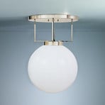 Plafondlamp van messing in Bauhaus-stijl, 30 cm