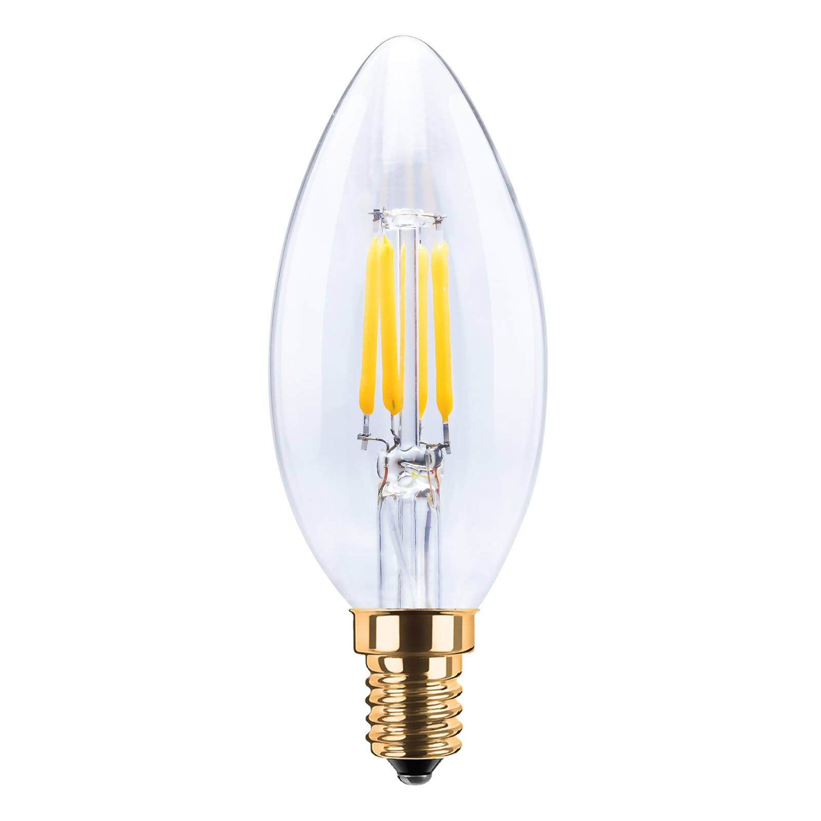 Levně SEGULA LED svíčka 24V E14 3W 922 filament dim