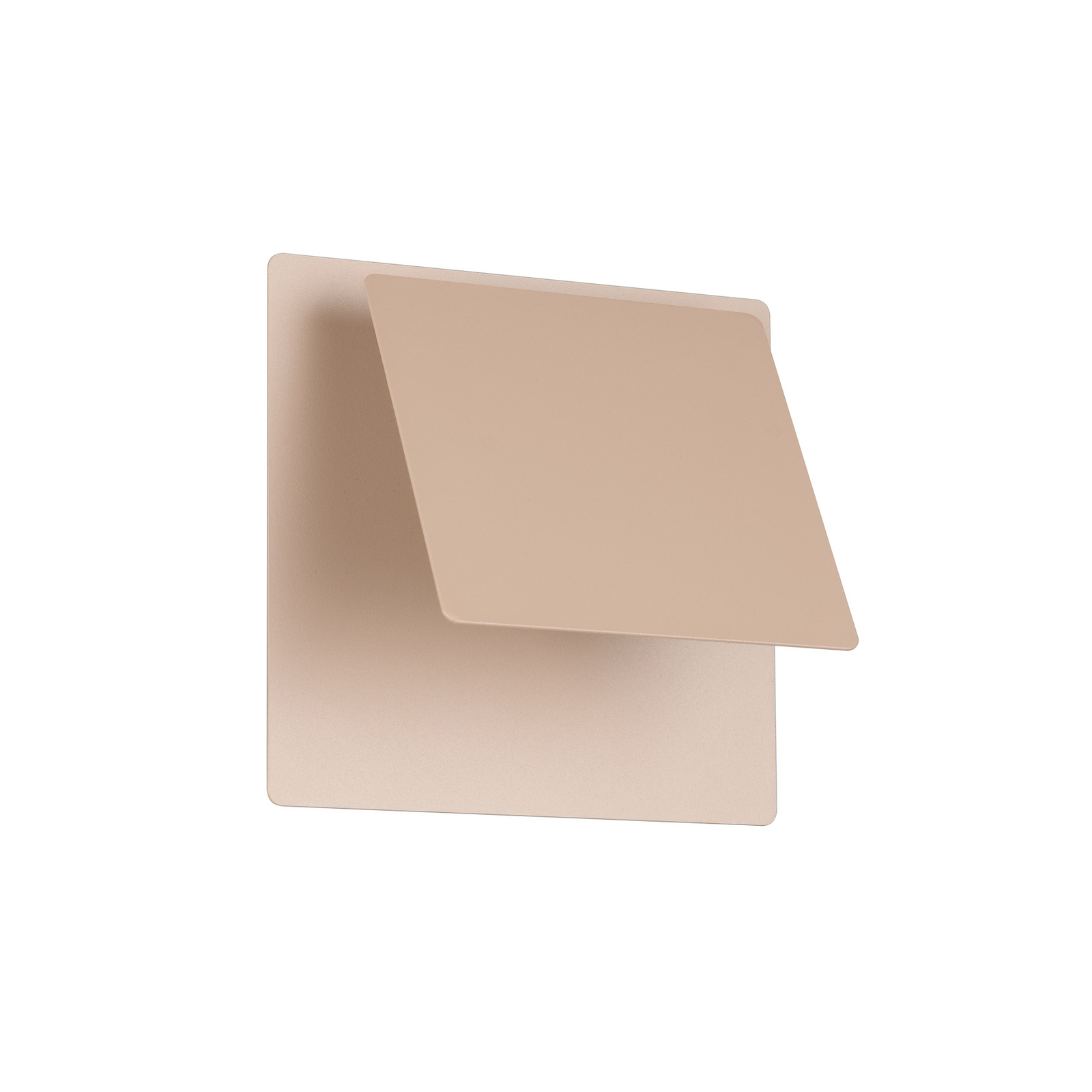 Applique murale LED Mio, couleur beige, largeur 18 cm, métal