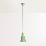Konikkem pendant light, mint green, metal, Ø 14 cm, E27