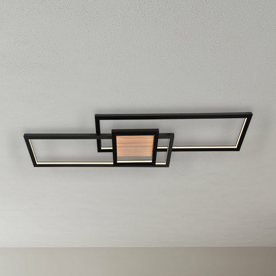 Lindby Emiljan LED Plafond, svart från Lindby