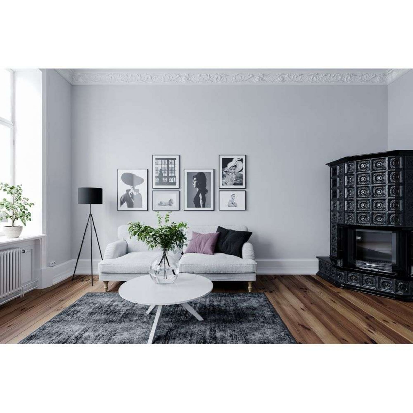 Rina Golvlampa Black By Rydéns - Vardagsrum - Metall | Produkter - Golvlampor | Lampspecialisterna