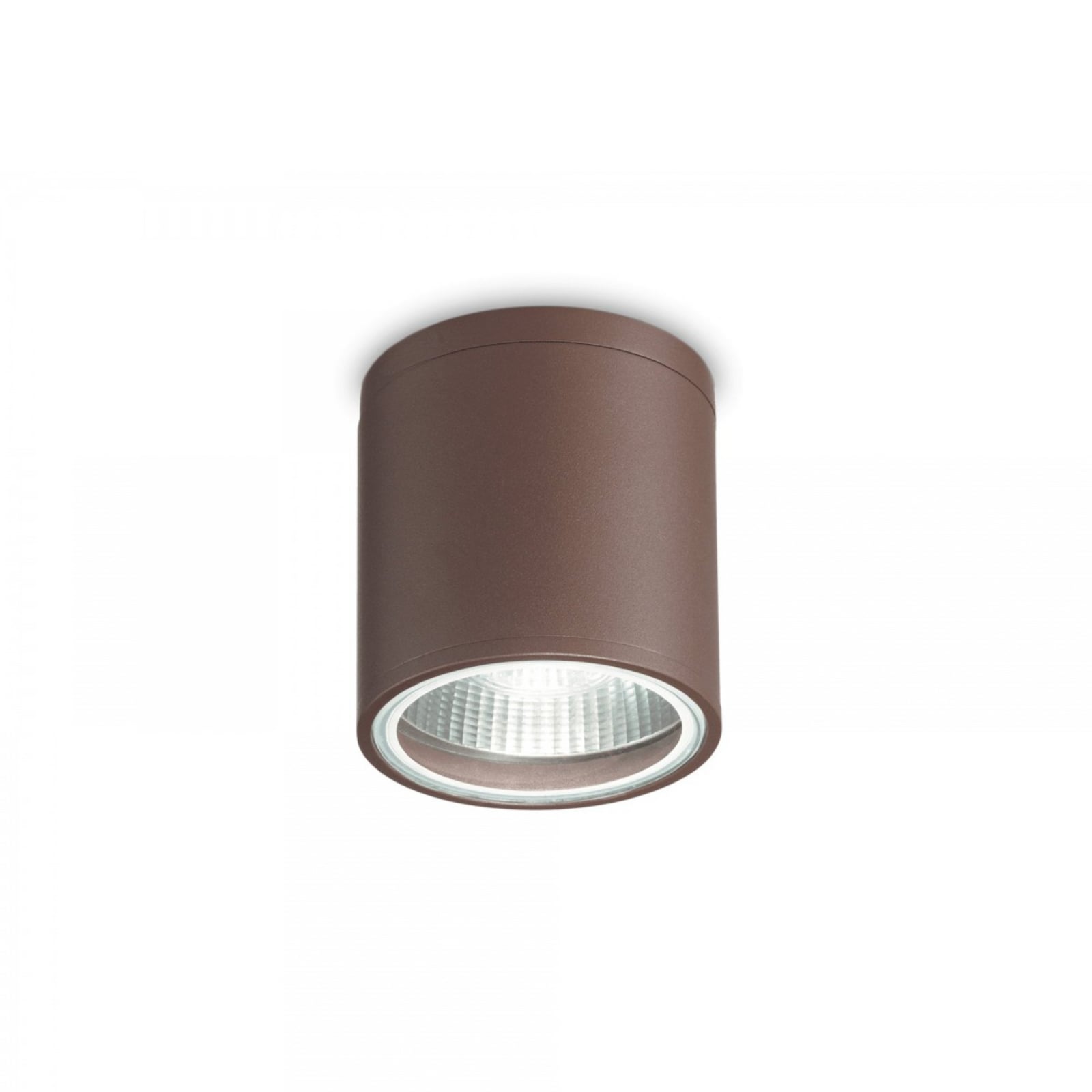 Ideal Lux stropné svietidlo Gun, kávová hnedá, hliník, IP44, GU10