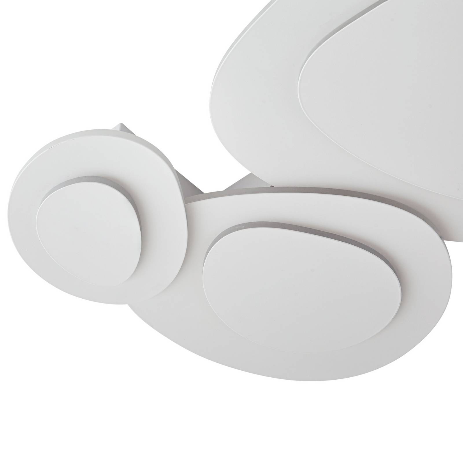 Lampa sufitowa LED Lindby Delar, 60 x 60 cm, CCT, ściemniany