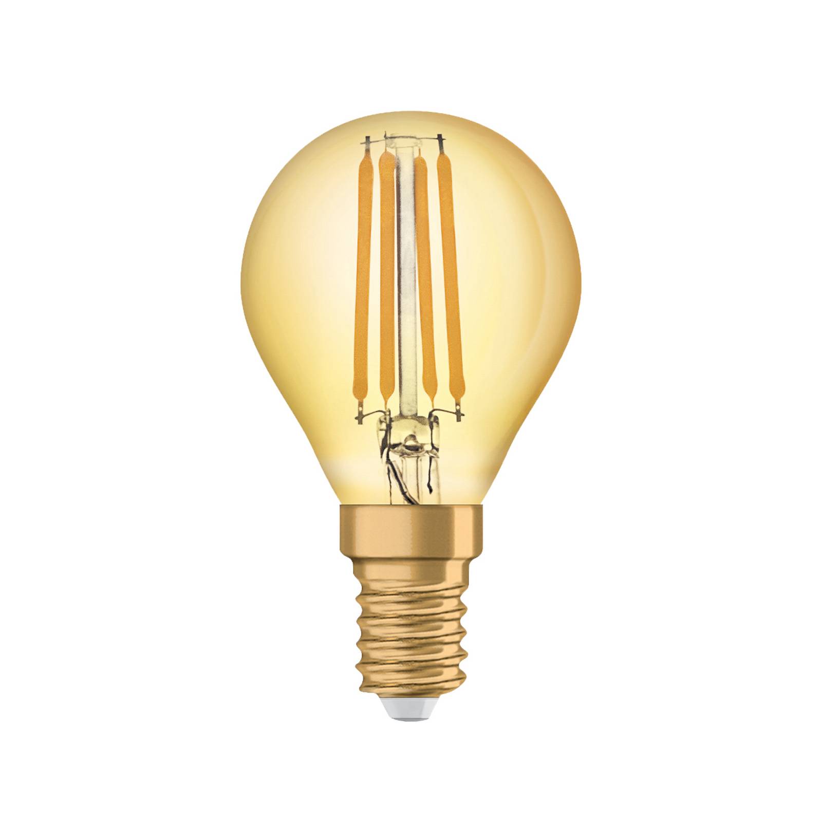 Levně Radium LED Essence Ambiente E14 2,5W kapka zlatá
