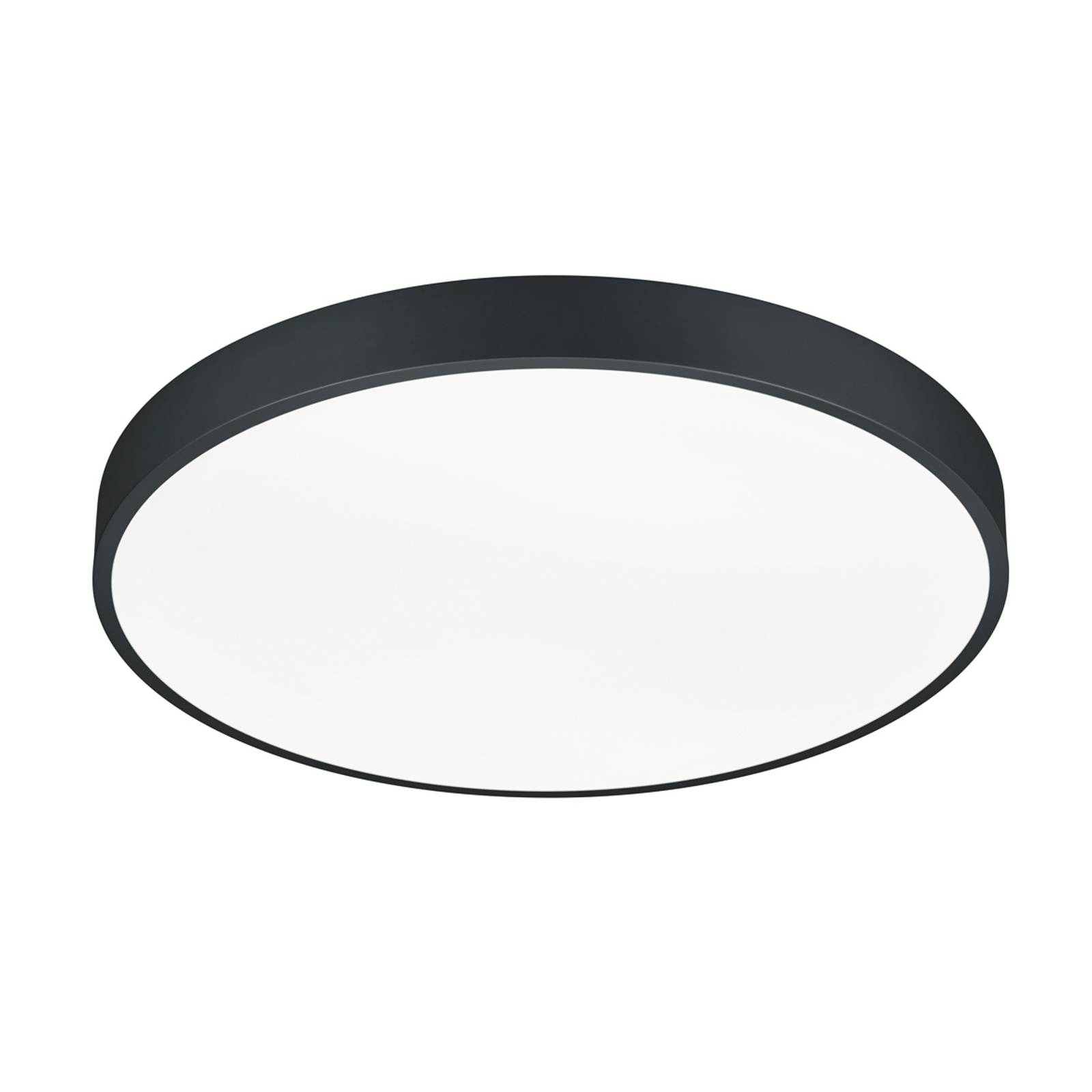LED-Deckenlampe Waco, CCT, Ø 49,5 cm, schwarz matt