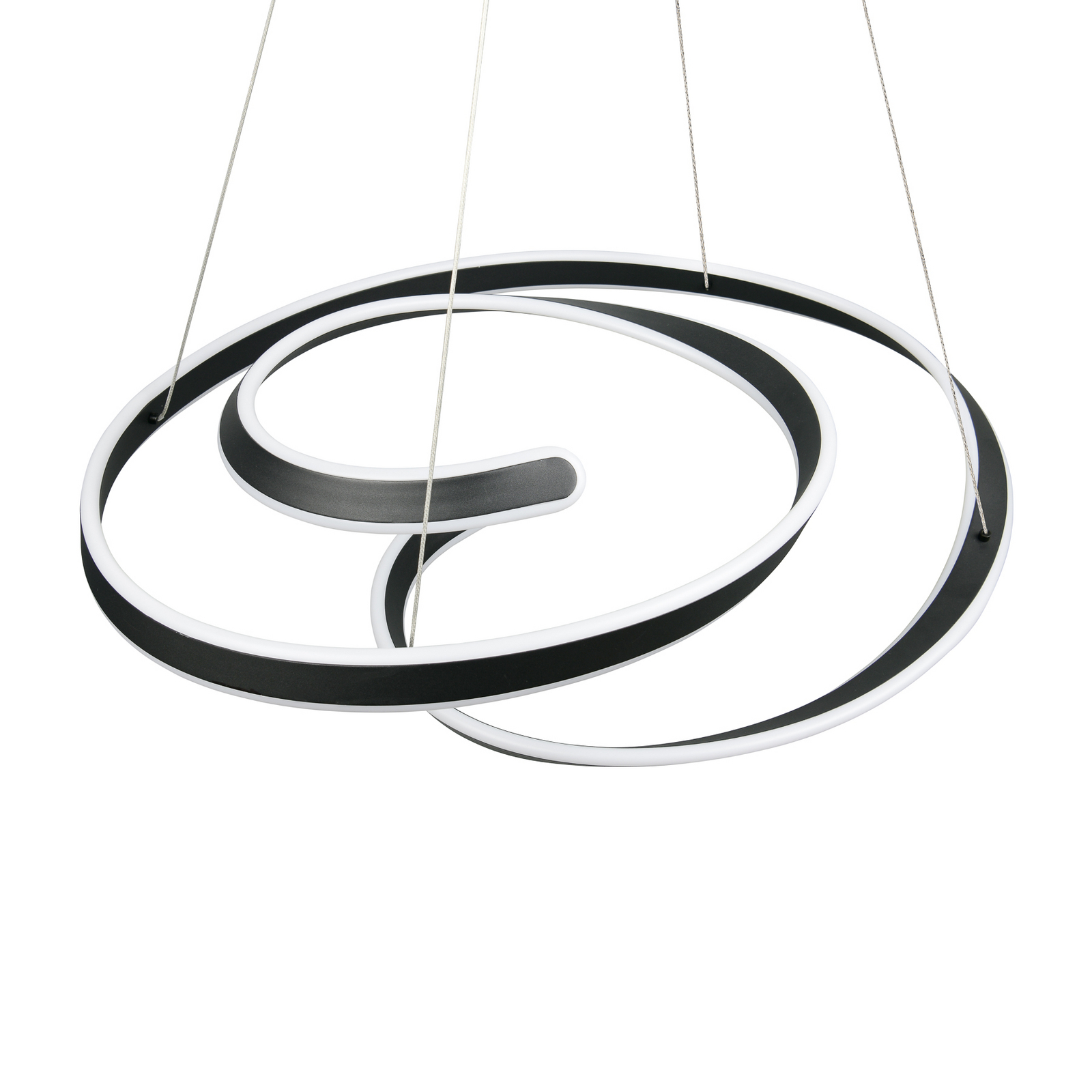 LED-riippvalgusti Arlington, mattmust, pikkus 80 cm, metall, CCT LED-riippvalgusti Arlington, mattmust, pikkus 80 cm, metall, CCT