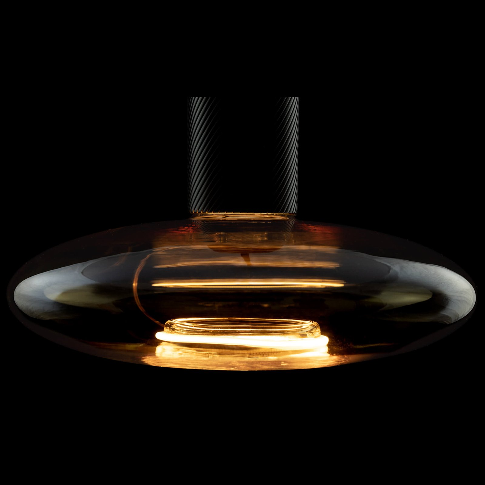 SEGULA LED floating ufo E27 4W stmívatelná zlatá