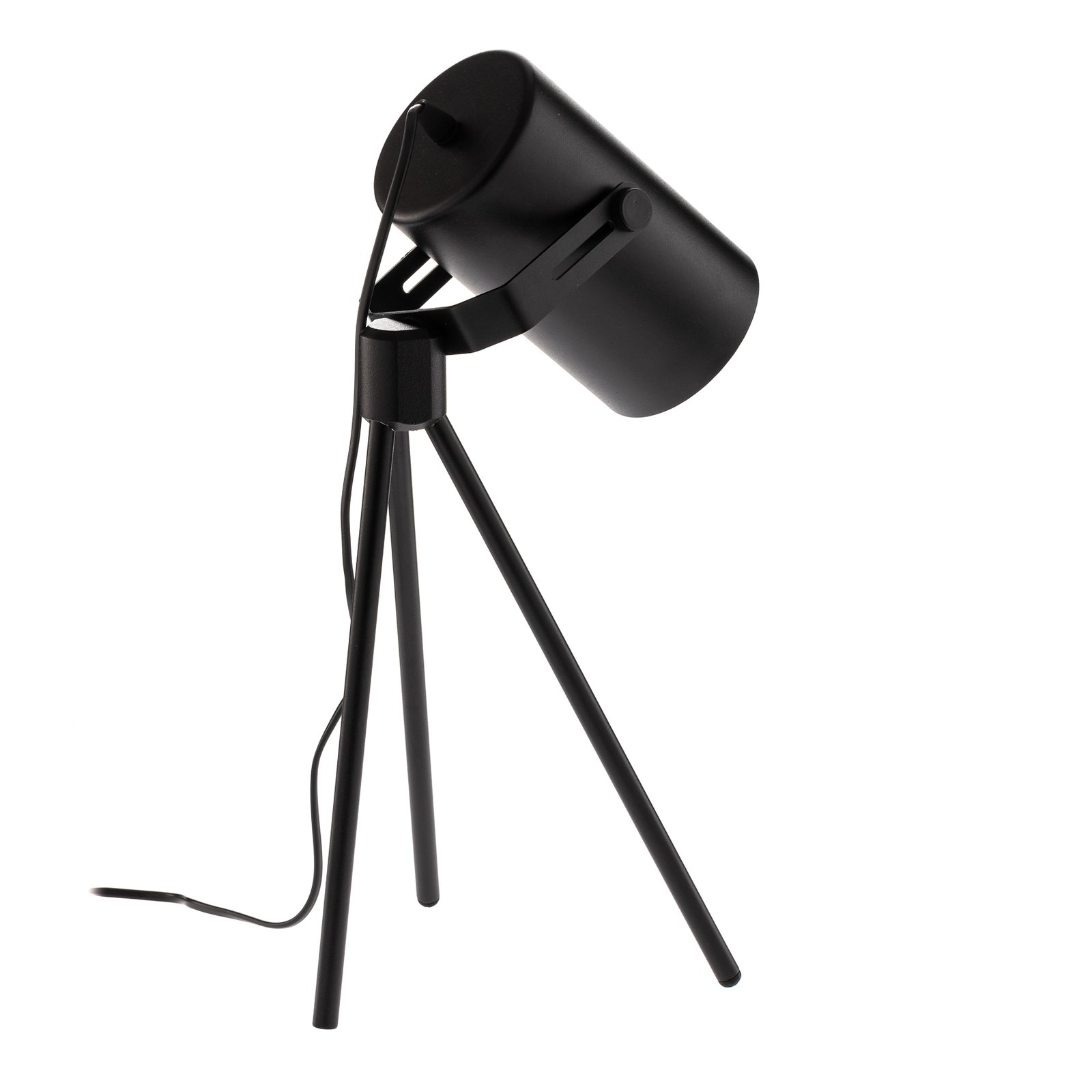 La Tuba 450 table lamp tripod with spot, black