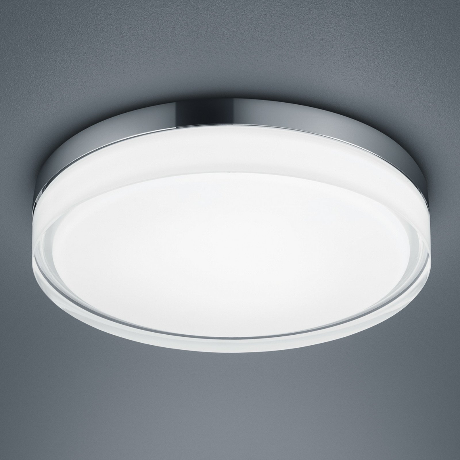 Plafonieră Helestra Tana LED cromată Ø 33 cm