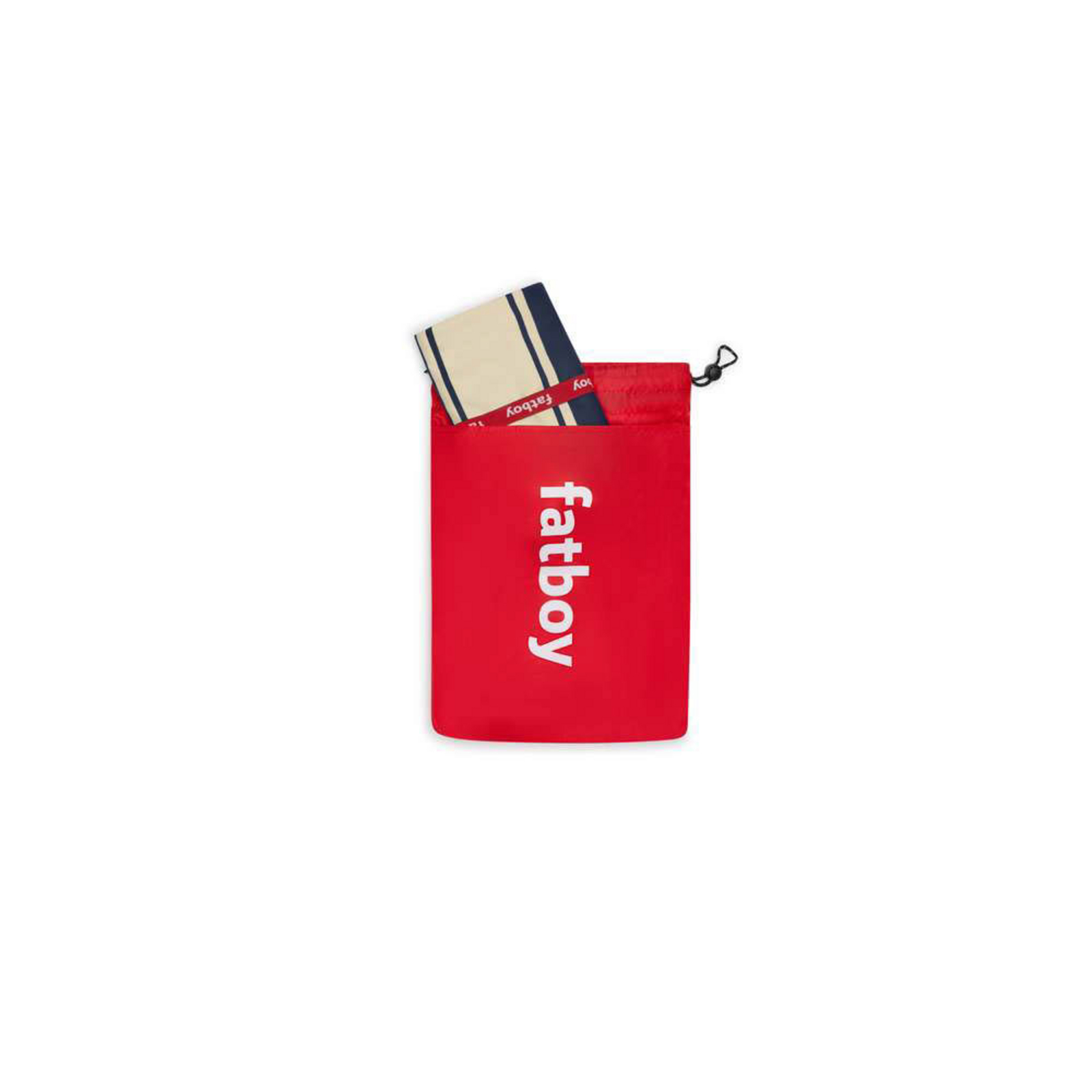 Beach Baggy Prosop de Plajă XL w/Pernă Stripe Navy - Fatboy®