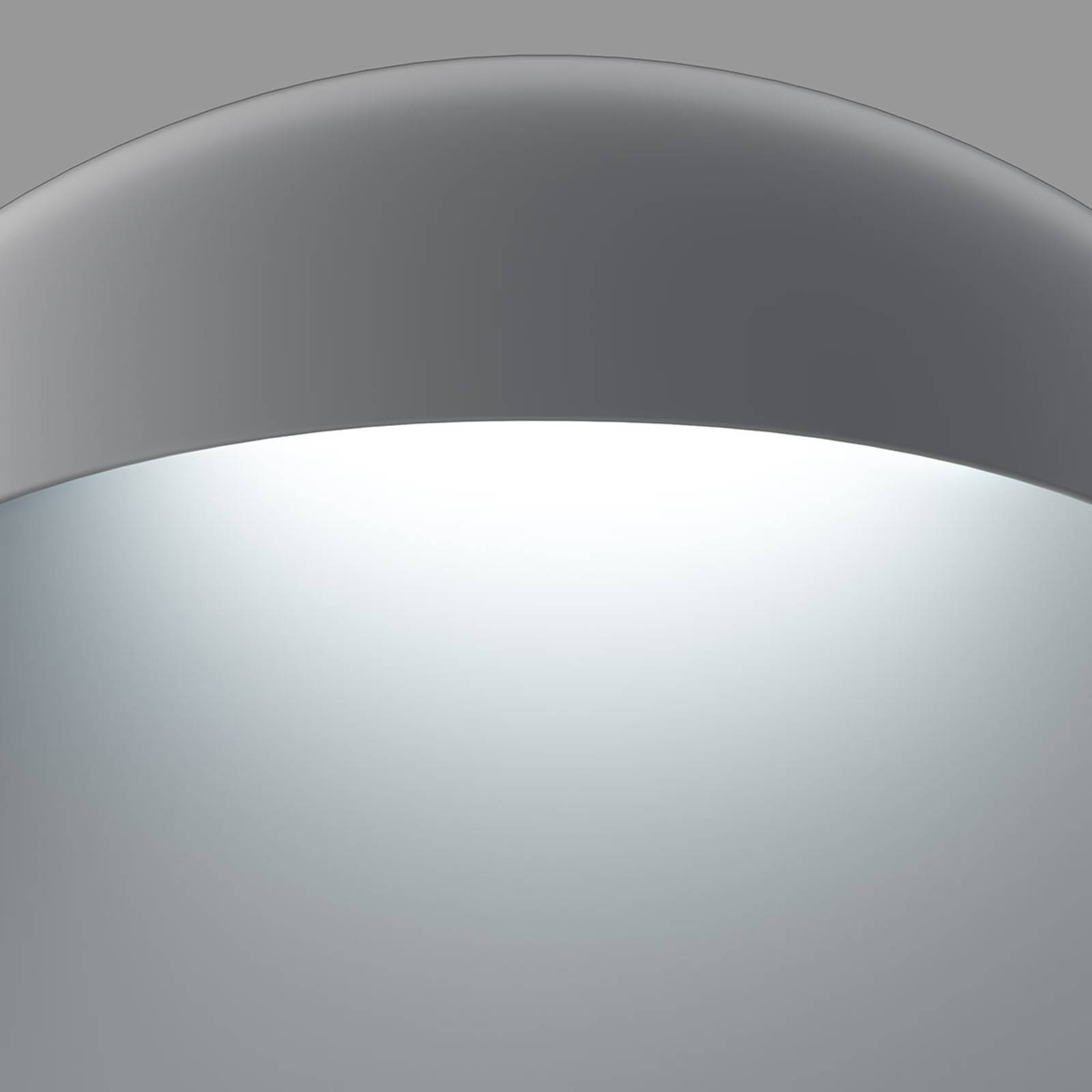Louis Poulsen kinkiet LED Flindt, aluminium, 3000 K, Ø 20 cm