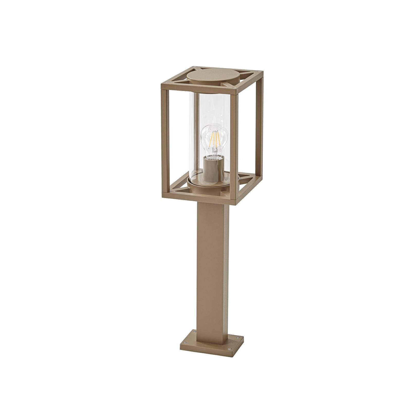 Lucande Wegeleuchte Ferda, 60 cm, braun, IP44