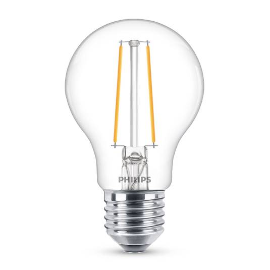 Philips Classic LED-Lampe E27 A60 2,2W klar 2.700K