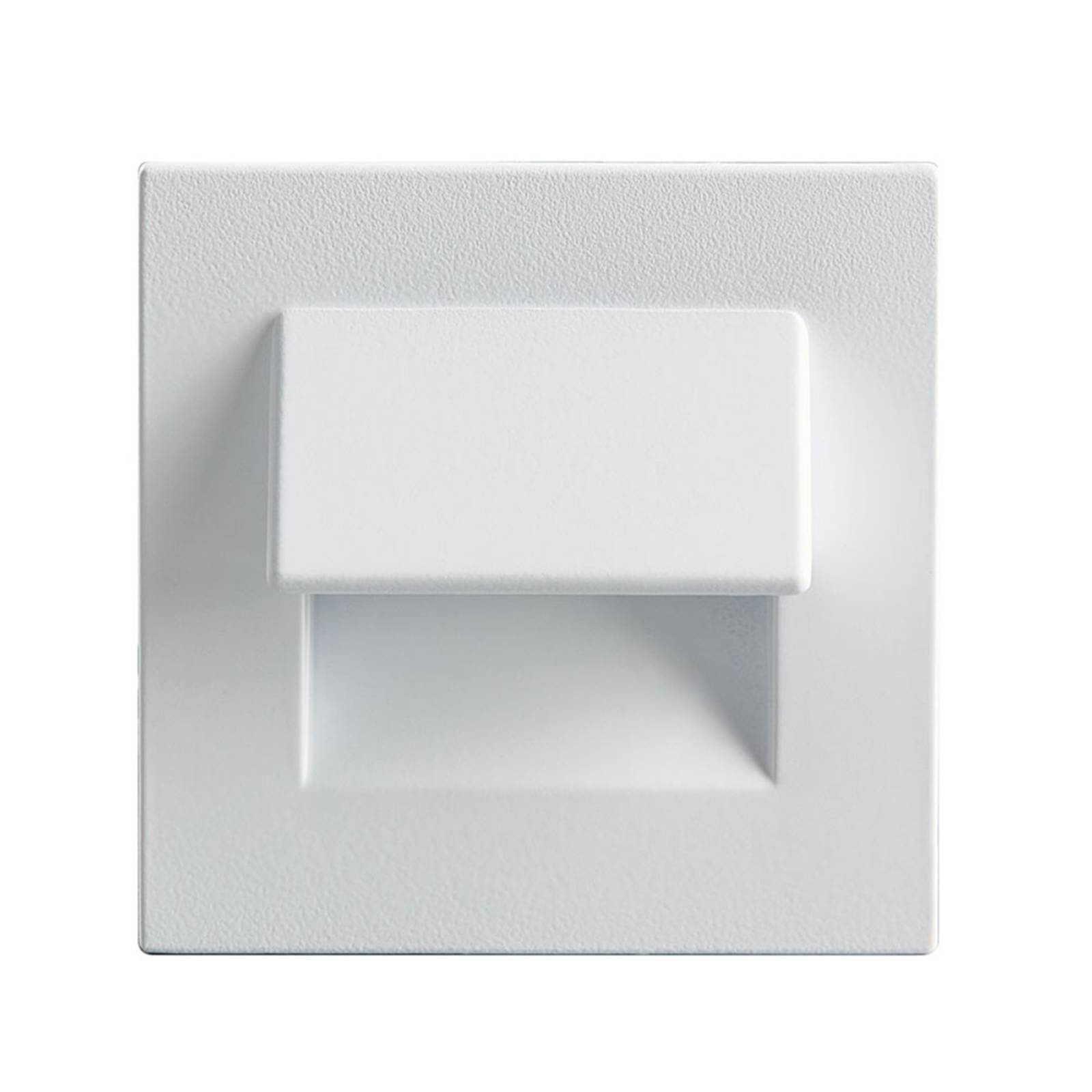 Heitronic Live LED recessed light made of aluminium, aluminium, 0.6 W, L: 7 cm, W: 7 cm, H: 0.2 cm