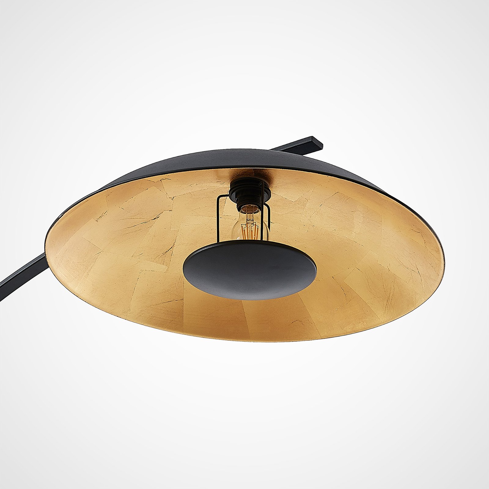 Emilienne Stojací Lampa Black/Gold - Lindby