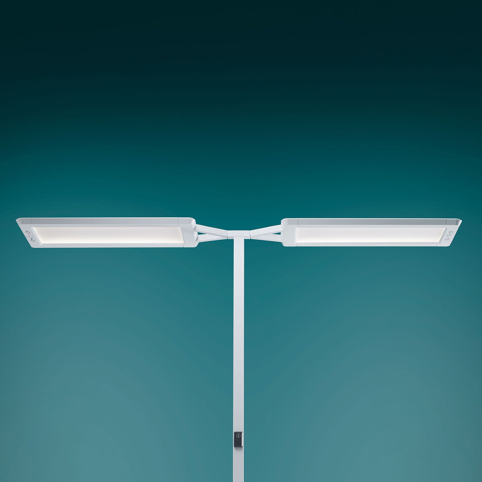 Yara.double VTL LED floor lamp, Bluetooth, PIR, 30,000lm