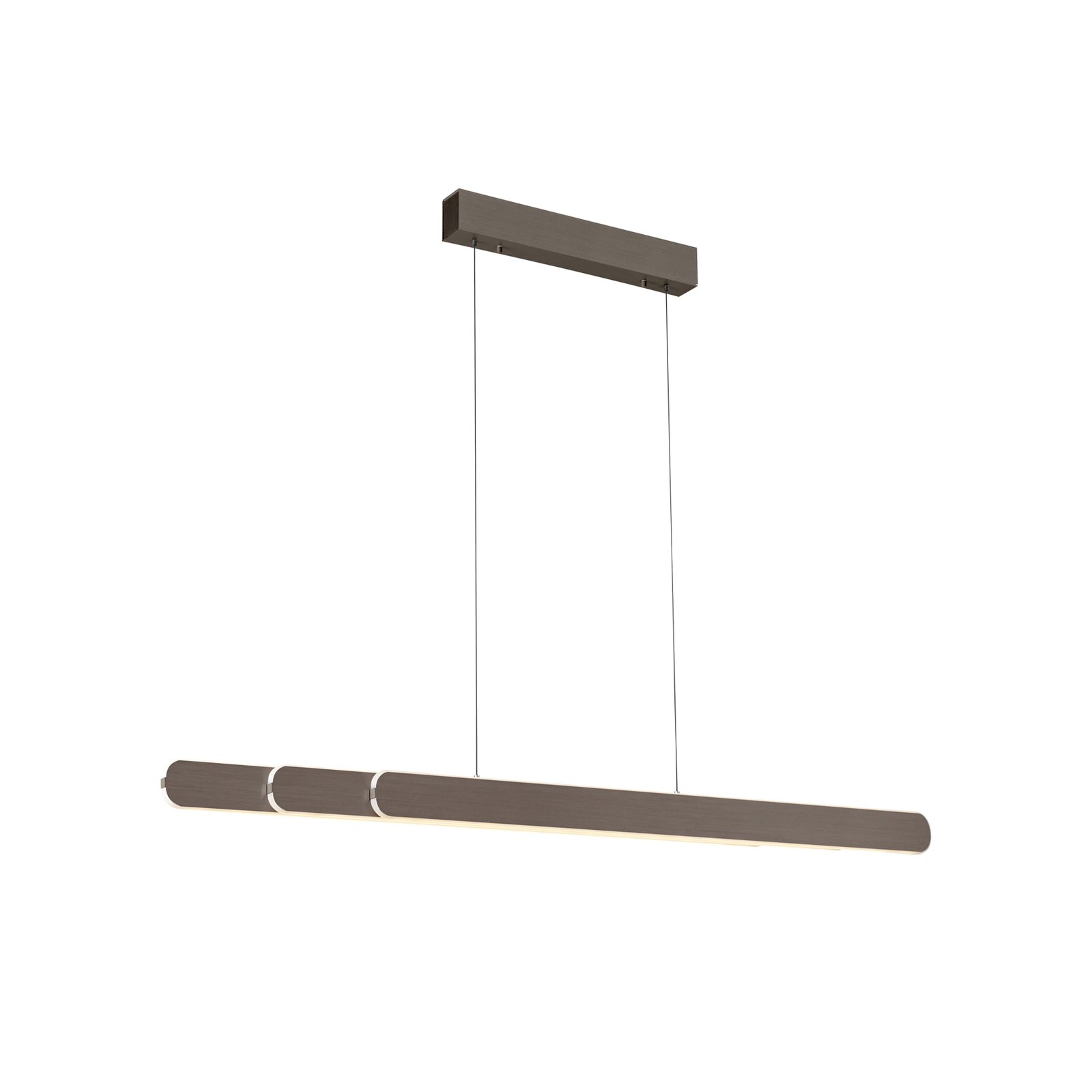 Paul Neuhaus hanglamp Adriana, bruin, lengte 160 cm