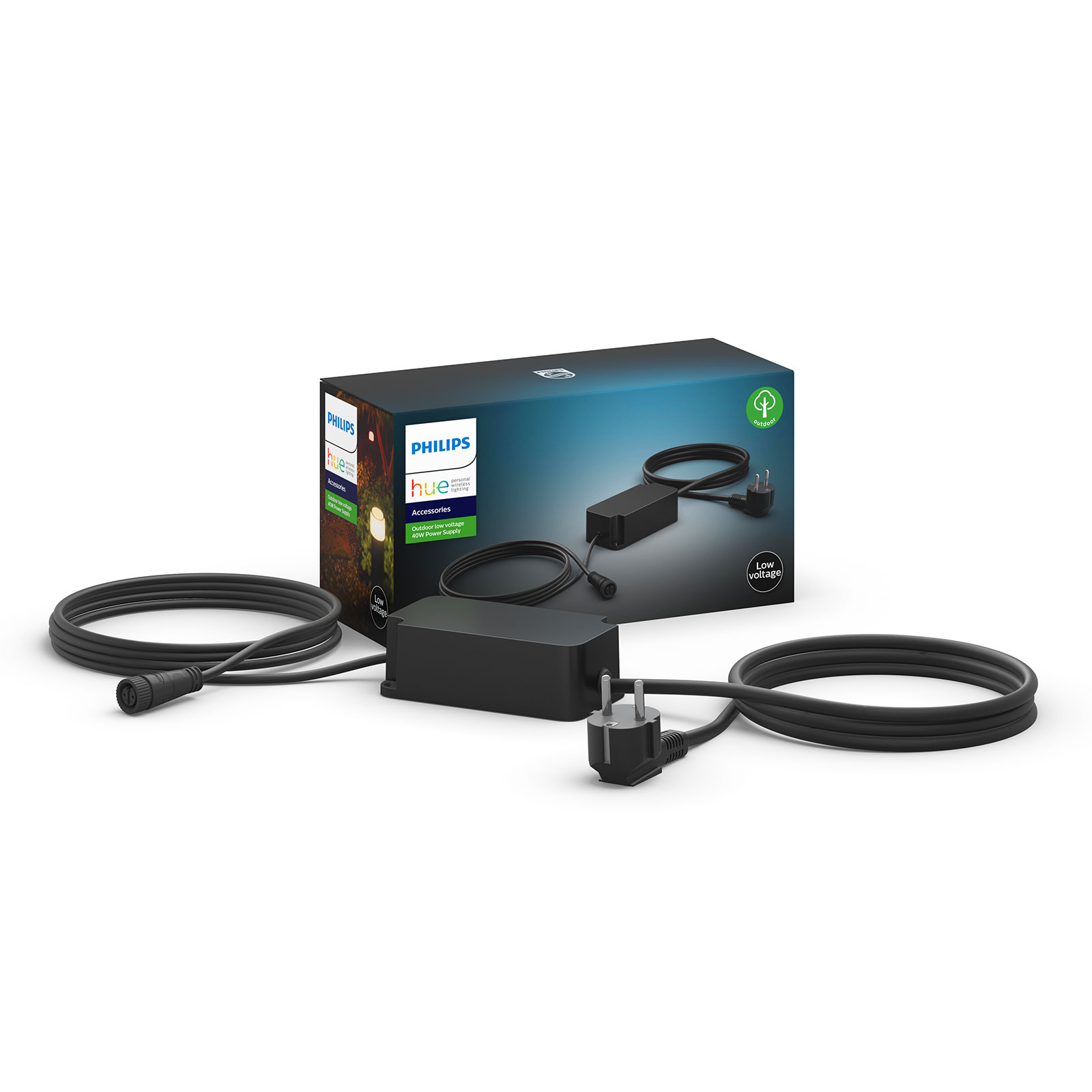 Philips Hue udendørs strømf., en udgang, 24V, 40W