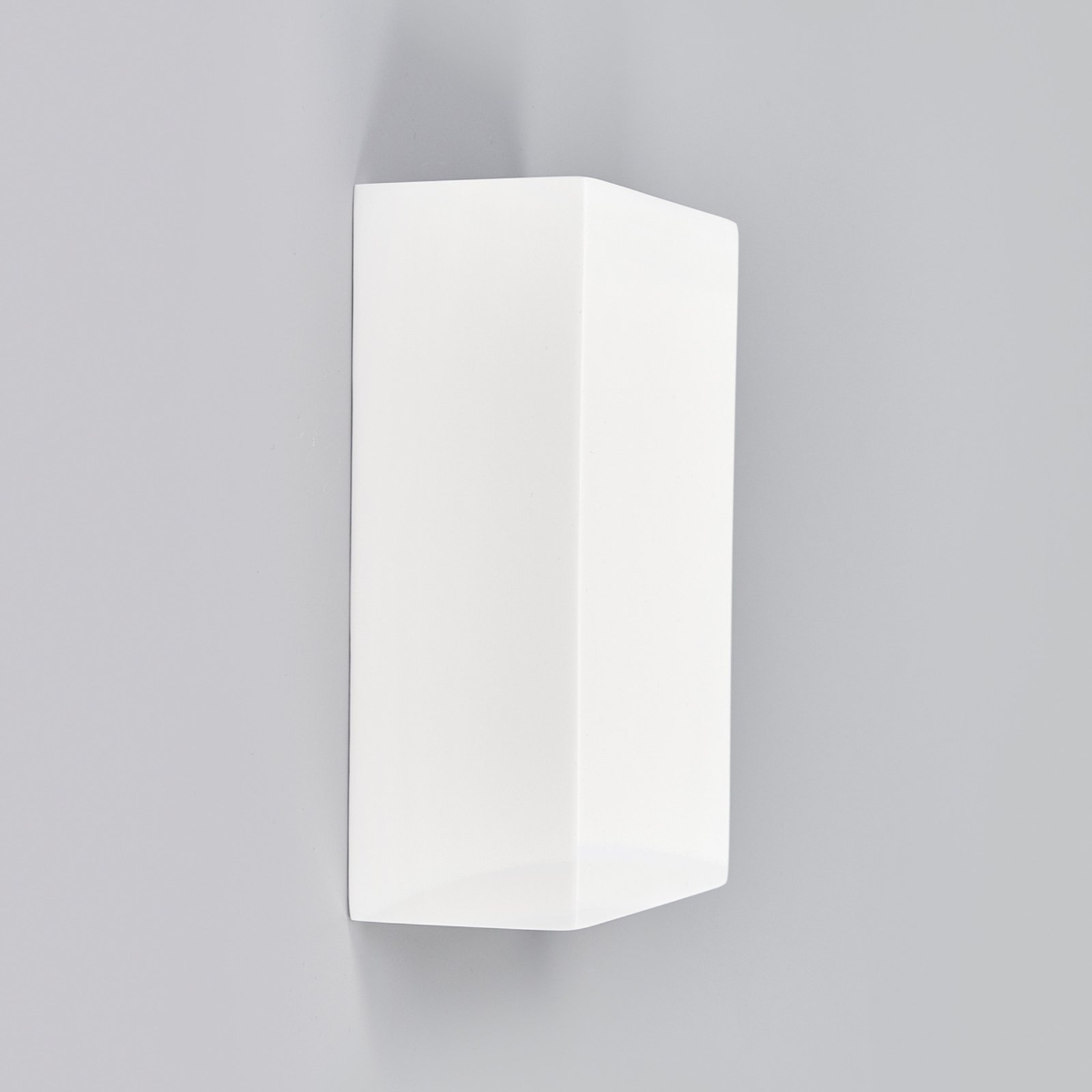Fabiola LED wall light, plaster, height 16 cm