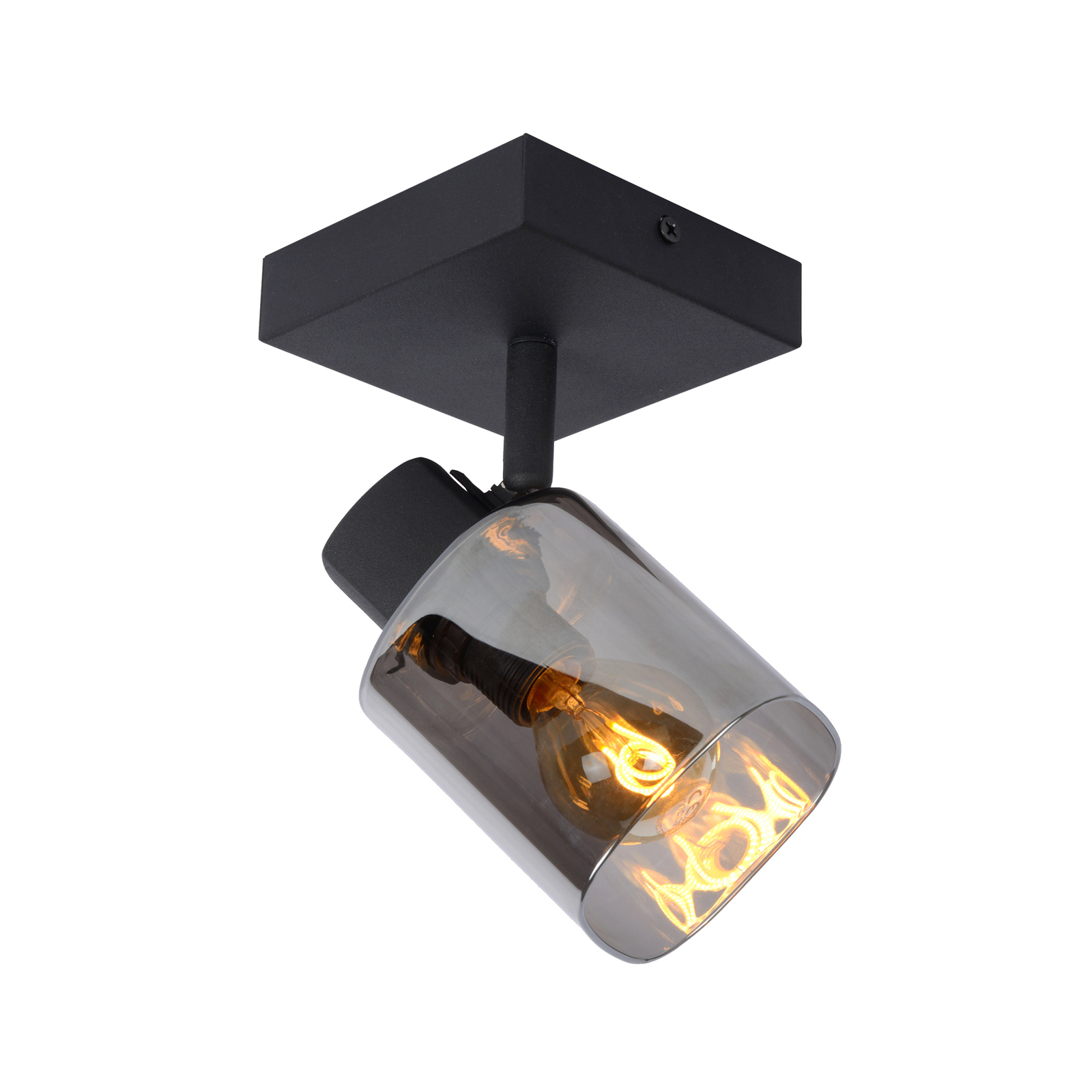 Alion downlight, glass lampshade, 1-bulb