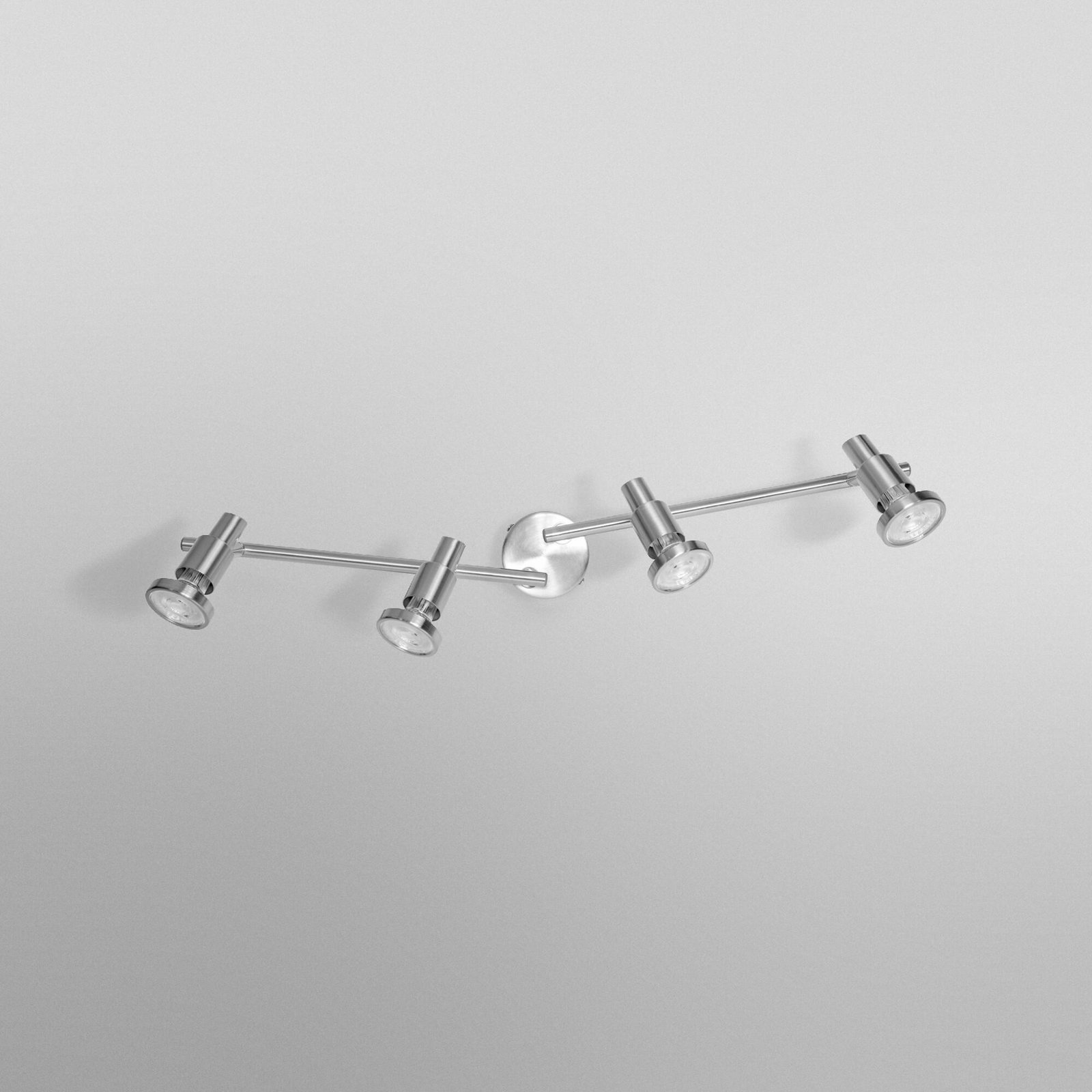 OSRAM mennyezeti spotlámpa, ezüst, fém, 4 izzós, GU10-LED, 2700 K