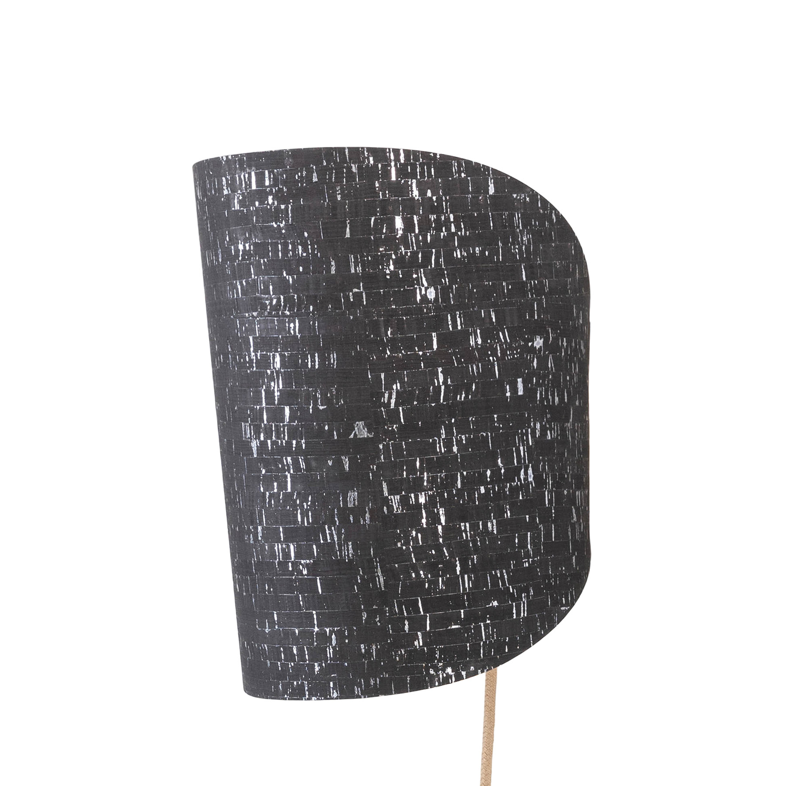 ALMUT 1411 wall lamp curved cork with a plug