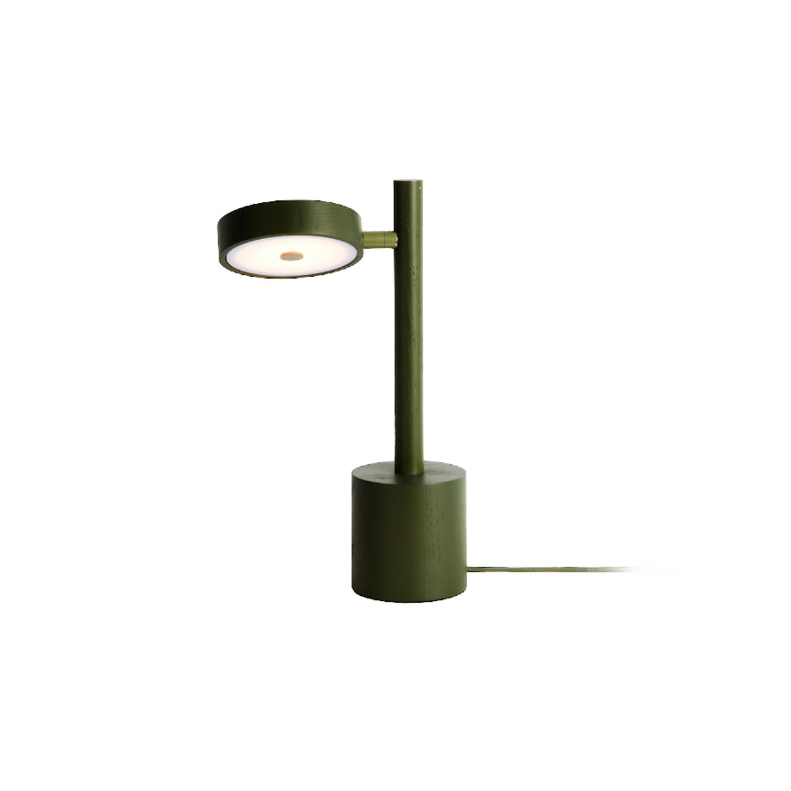 Lampe à poser LED GOOD & MOJO Okinawa, verte, 35 cm, en bois