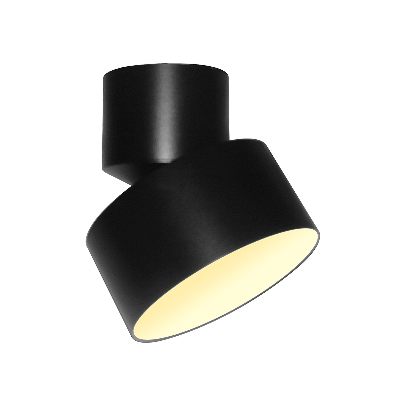 Lindby LED-Strahler Nivoria, schwarz, 2er-Set, schwenkbar
