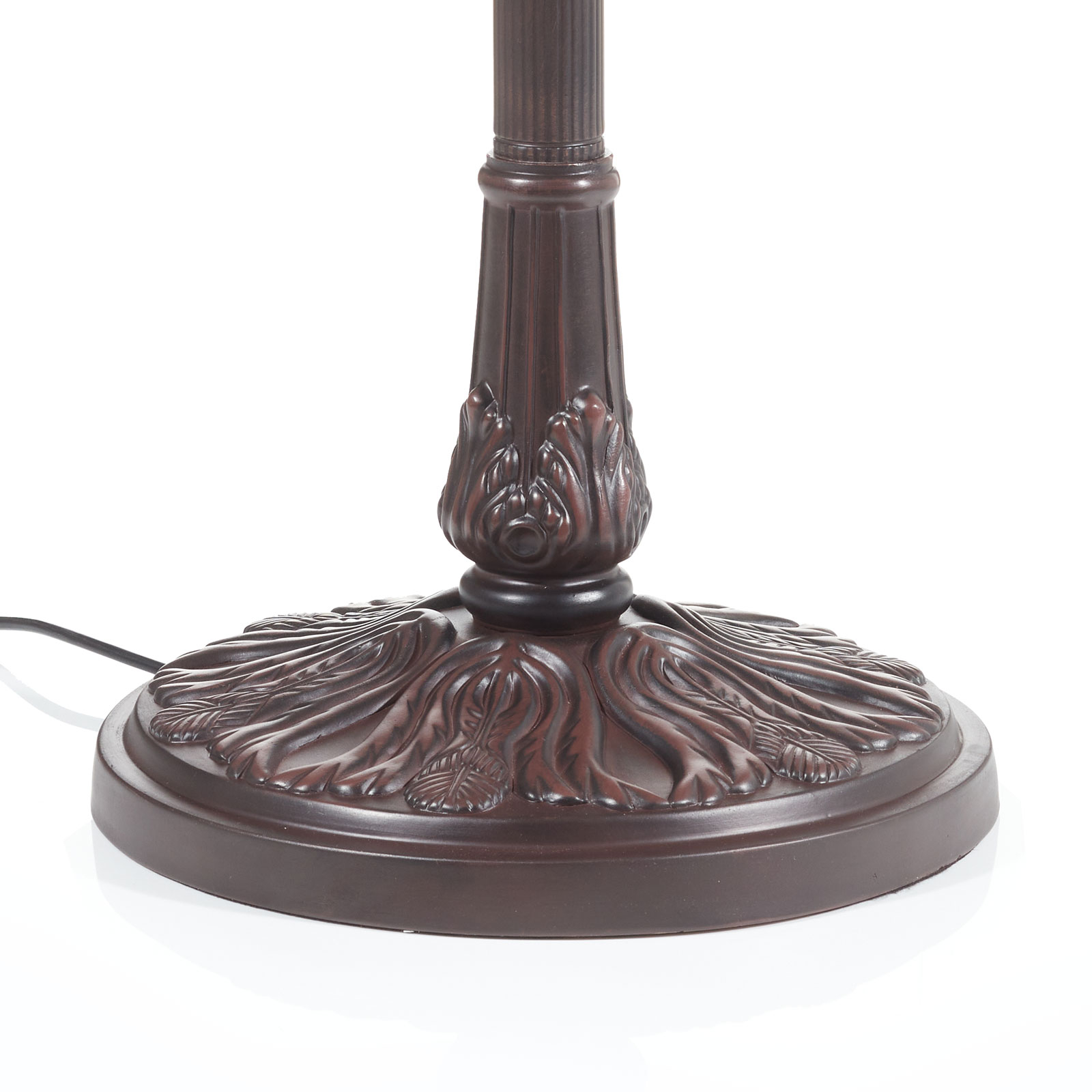 Luksuriøs stålampe Lindsay i Tiffany-stil