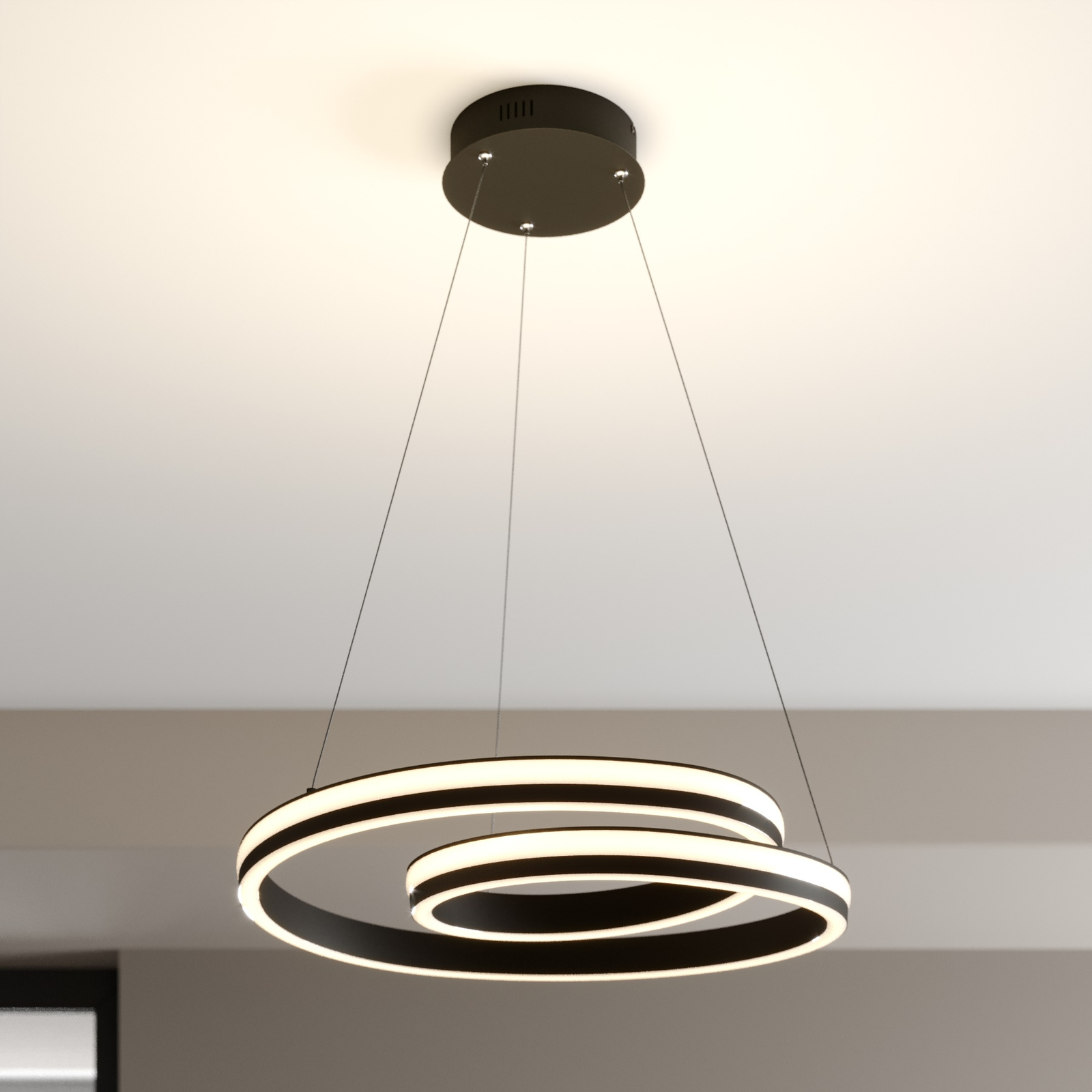 Lucande Gwydion LED-Hängeleuchte, 60 cm