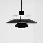 Louis Poulsen PH 5 hanglamp monochroom zwart